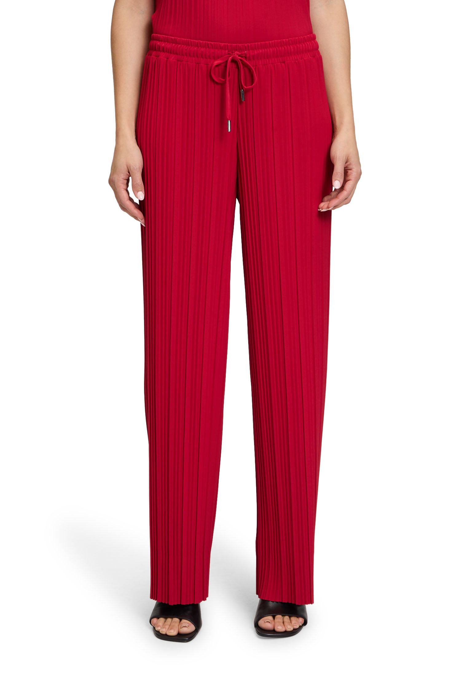 Betty&Co Stretch-Hose »Stretch-Hose mit Plissee«