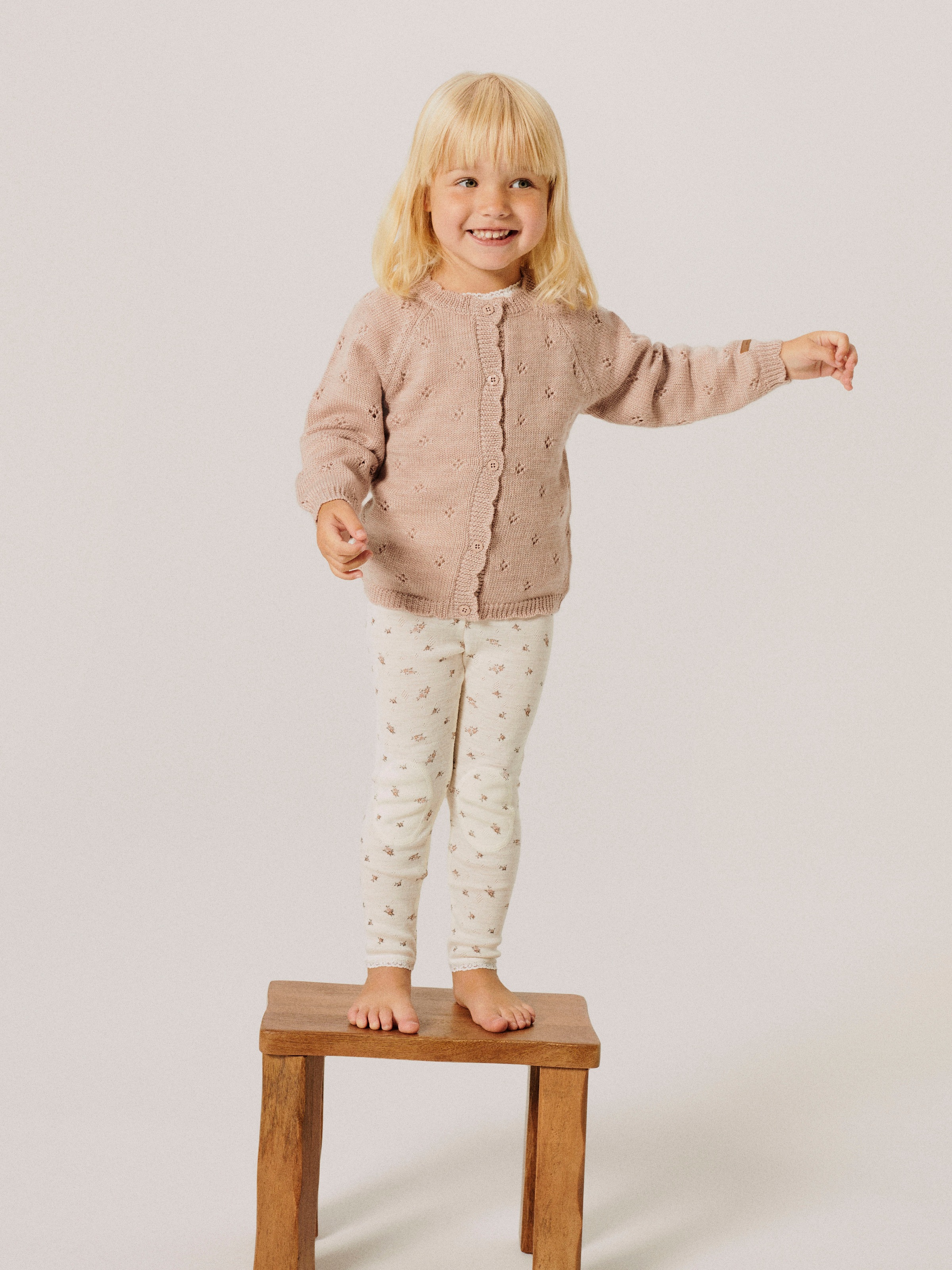 Name It Leggings »NMFWANG WOOL NEEDLE LEGGING NOOS«, aus reiner Merinowolle