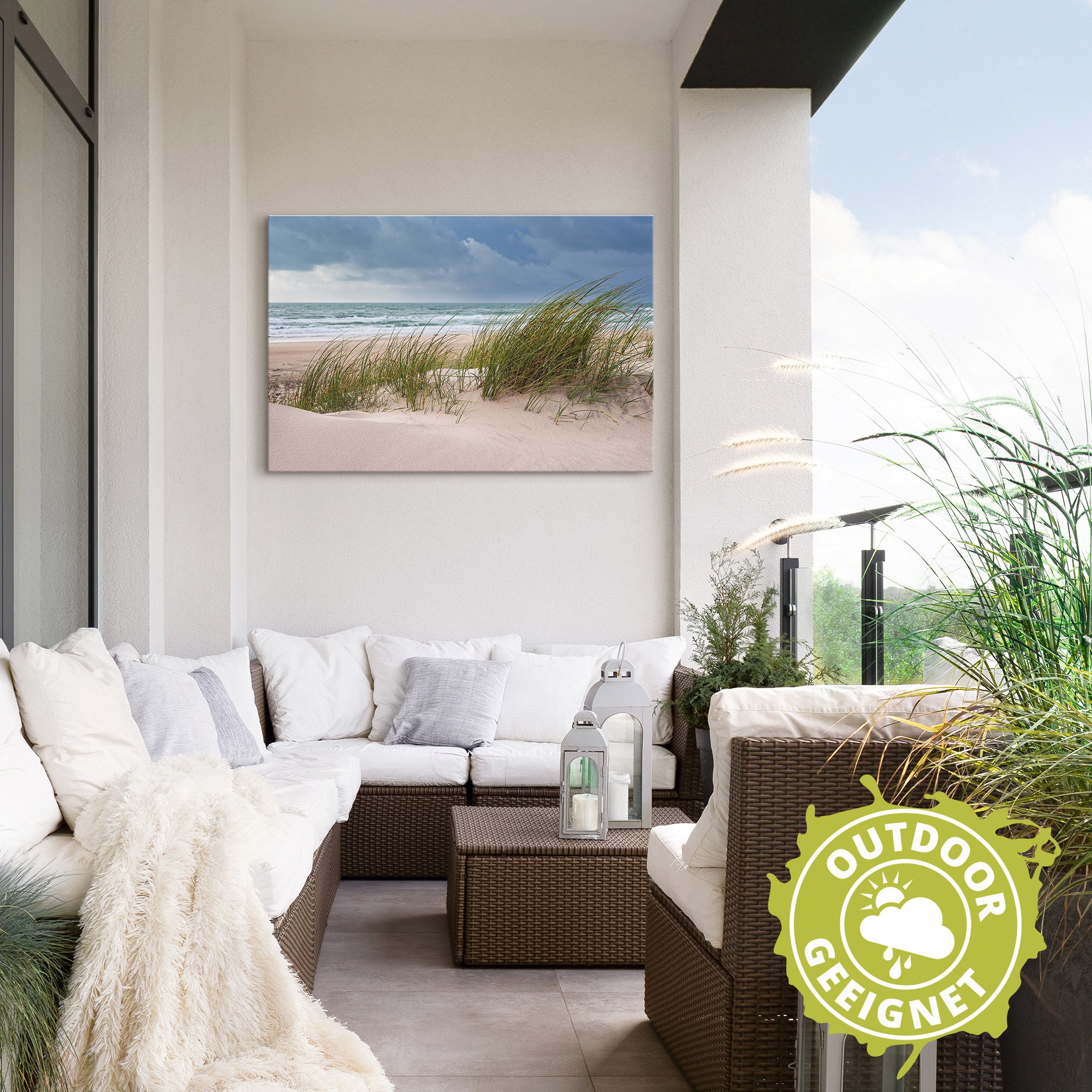 Artland Poster »Düne und Strand bei Hirtshals Dänemark I«, Küstenbilder, (1 St.), als Alubild, Outdoorbild, Leinwandbild in verschied. Größen
