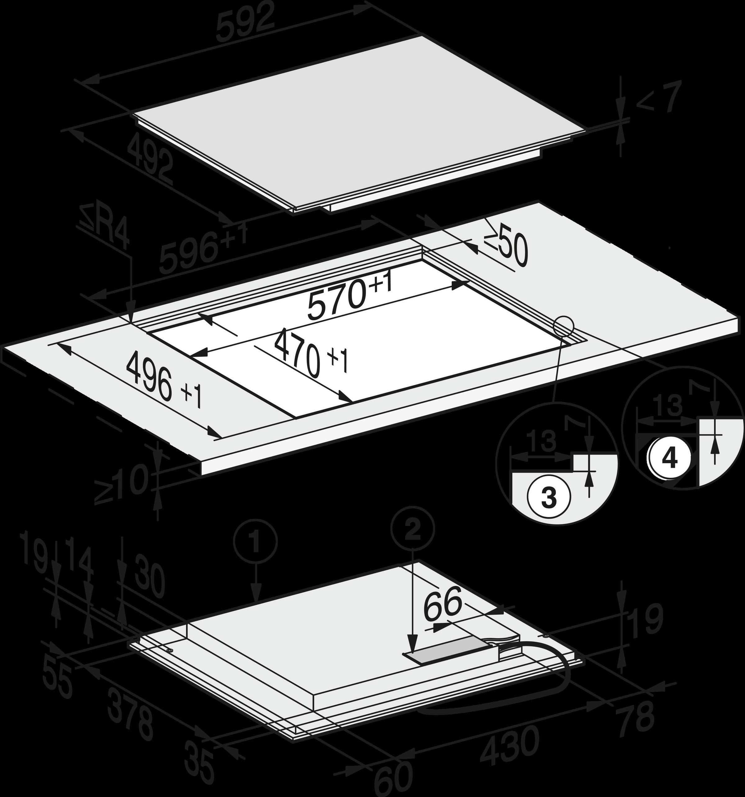 Miele Flex-Induktions-Kochfeld »KM 7404 FX«