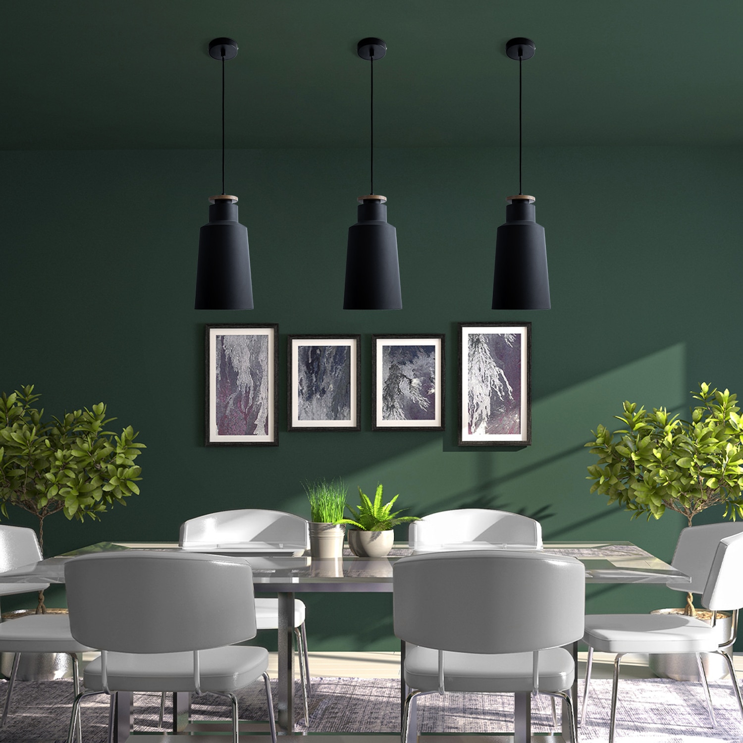 Paco Home Pendelleuchte »JACK I« E27 Hängelampe Esszimmer Küchenlampe Esstischlampe Skandinavisch E27