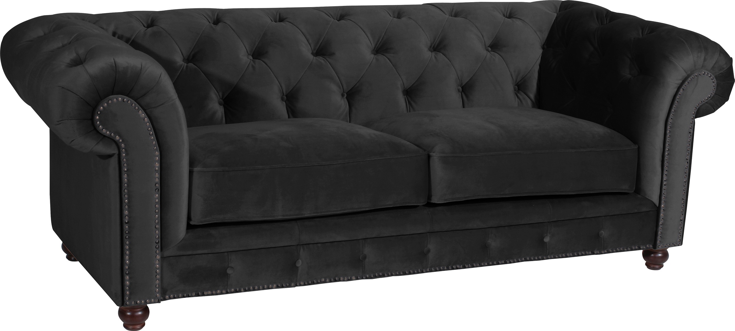 Max Winzer® Polstergarnitur »Old England Chesterfield, hochwertig und elegant« 3 Stk. tlg. mit edler Knopfheftung, 3-tlg.