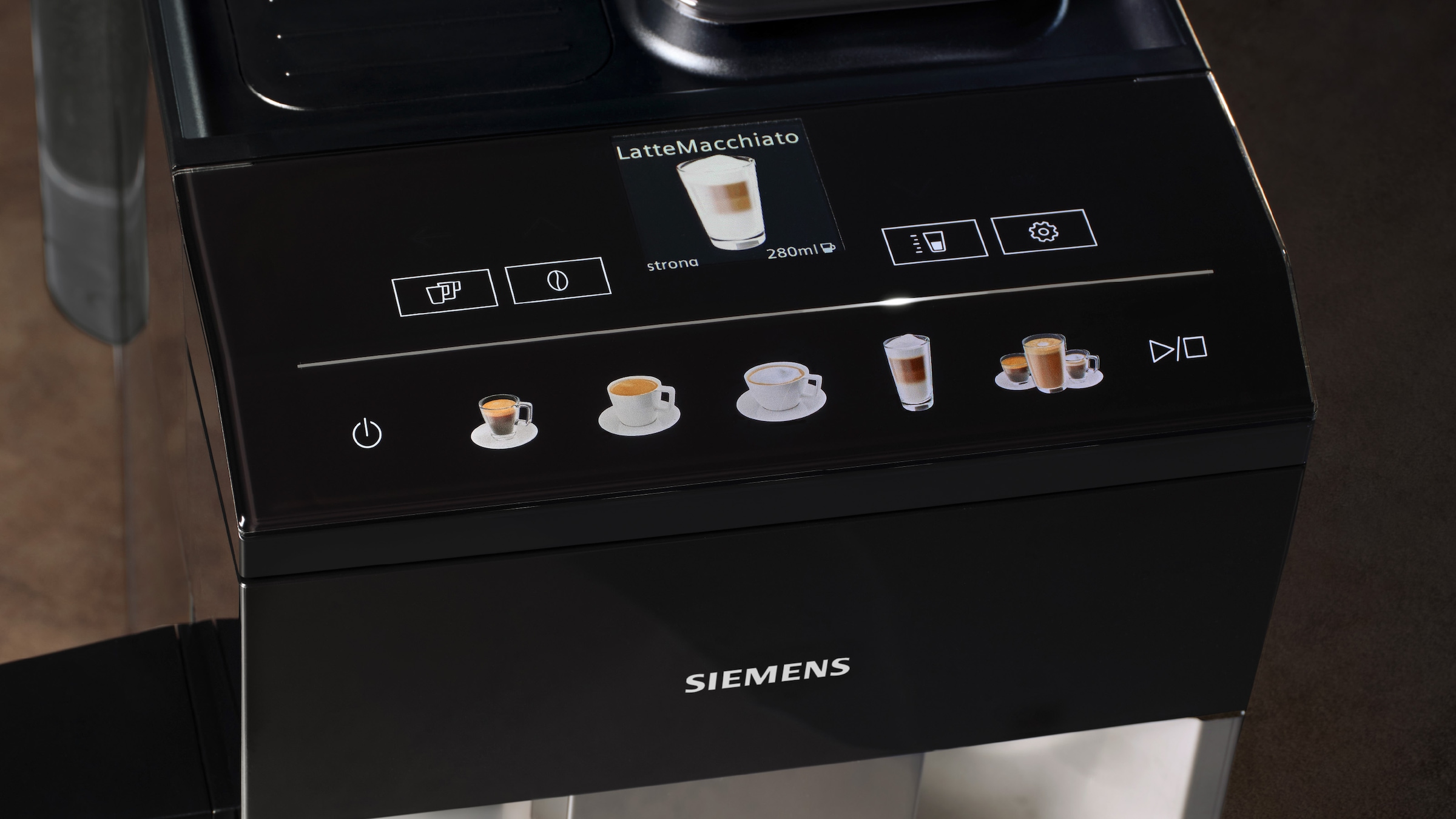 SIEMENS Kaffeevollautomat »EQ500 integral TQ513D01, viele Kaffeespezialitäten, OneTouch-Funktion«, integrierter Milchbehälter, automat. Dampfreinigung, daylight silber