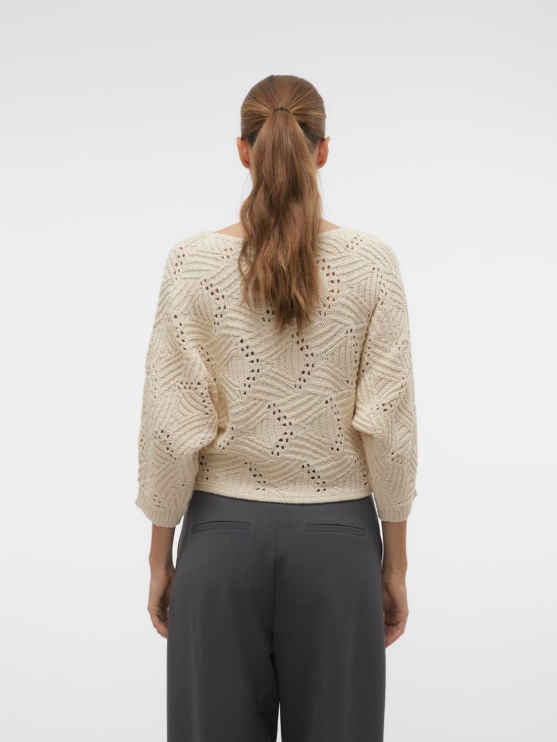 Vero Moda Strickpullover »VMGIGI 3/4 BOATNECK PULLOVER NOOS«