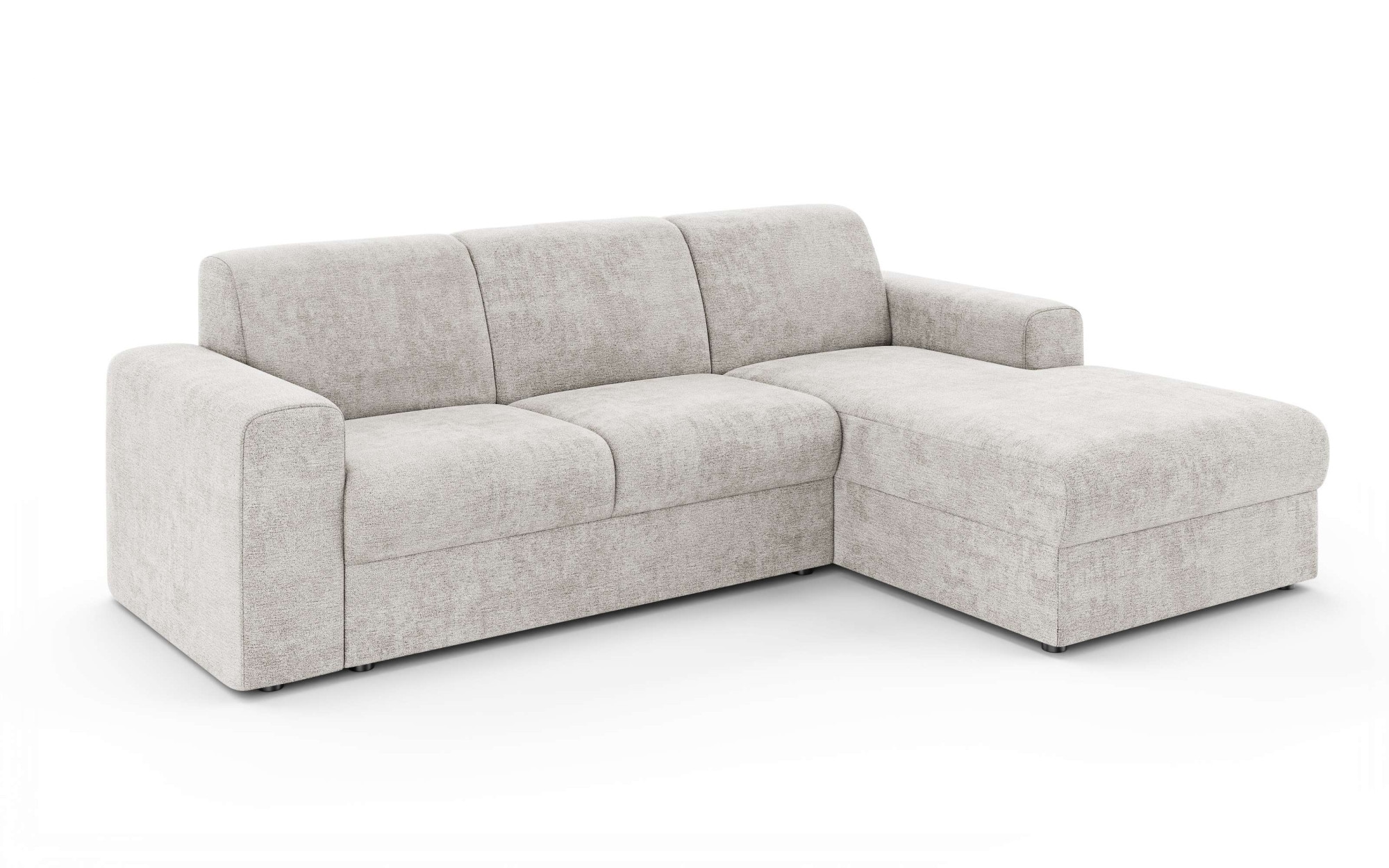 OTTO home Ecksofa »BORNHOLM 2.0 L-Form, Breite 220 cm, Verlässliche Qualität, Struktur« Recamiere links/rechts bestellbar, Bezug - Chenille oder Struktur