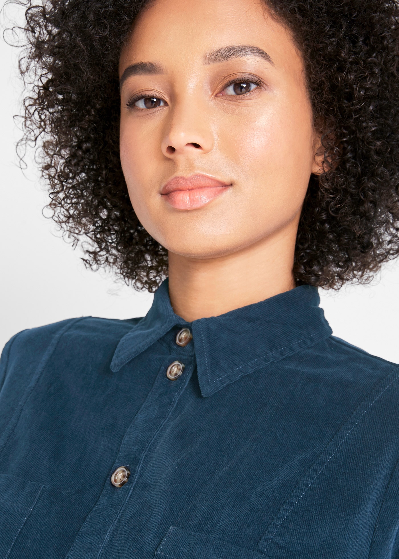 bonprix Hemdblusenkleid Brusttaschen mit Brusttasche und Eingrifftaschen