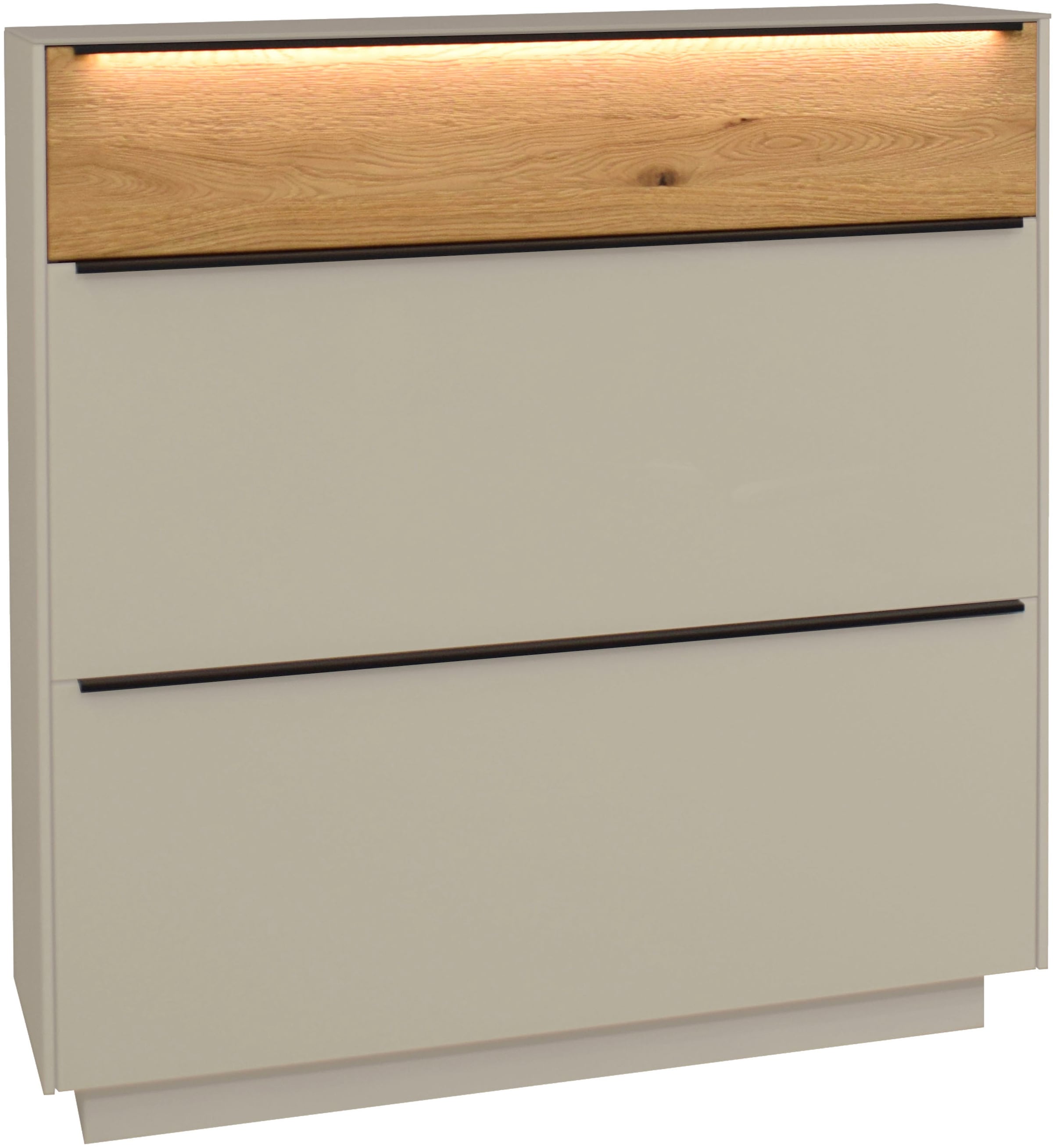 Mäusbacher Schuhschrank »Nova Garderobe« inkl. Metallschuhkörbe und  Griffbeleuchtung BHT 107 x 110 x 32 cm
