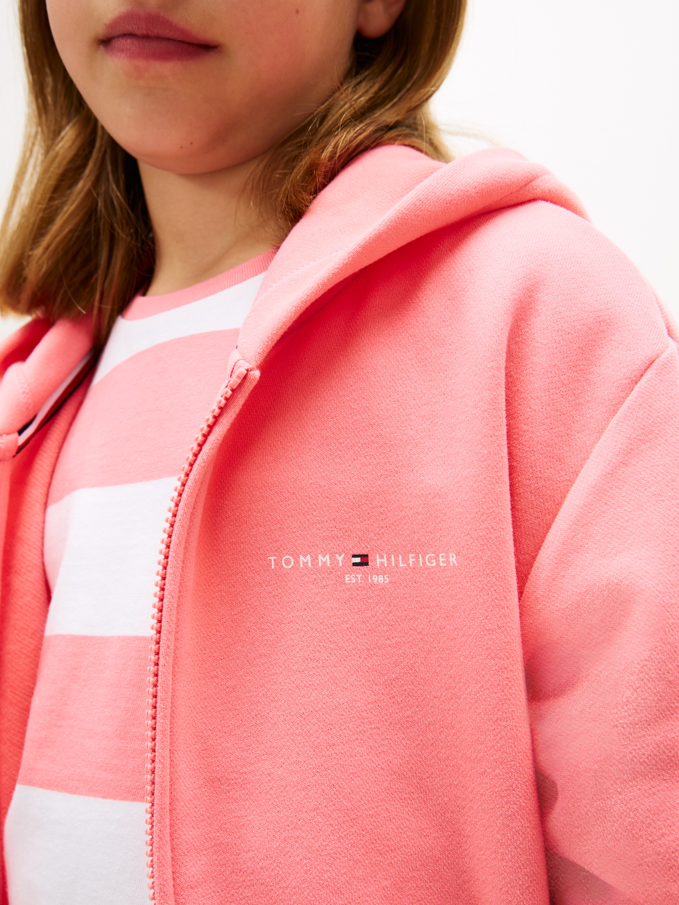 Tommy Hilfiger Kapuzensweatjacke »MINI CORP ZIP THROUGH HOODIE« Kinder bis 16 Jahre