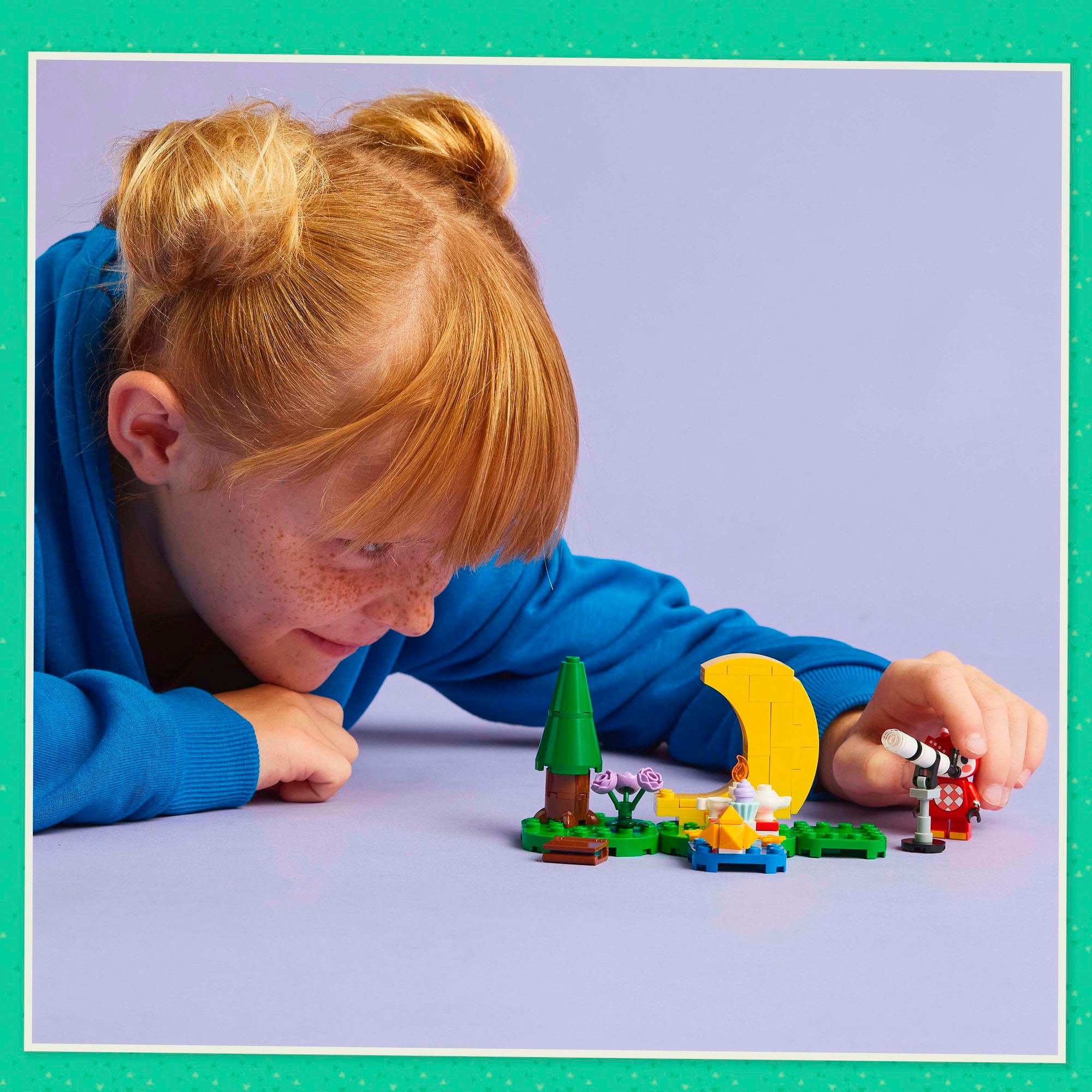 LEGO® Konstruktionsspielsteine »Sternbeobachtung mit Eufemia (77053), LEGO Animal Crossing«, (78 St.), Made in Europe