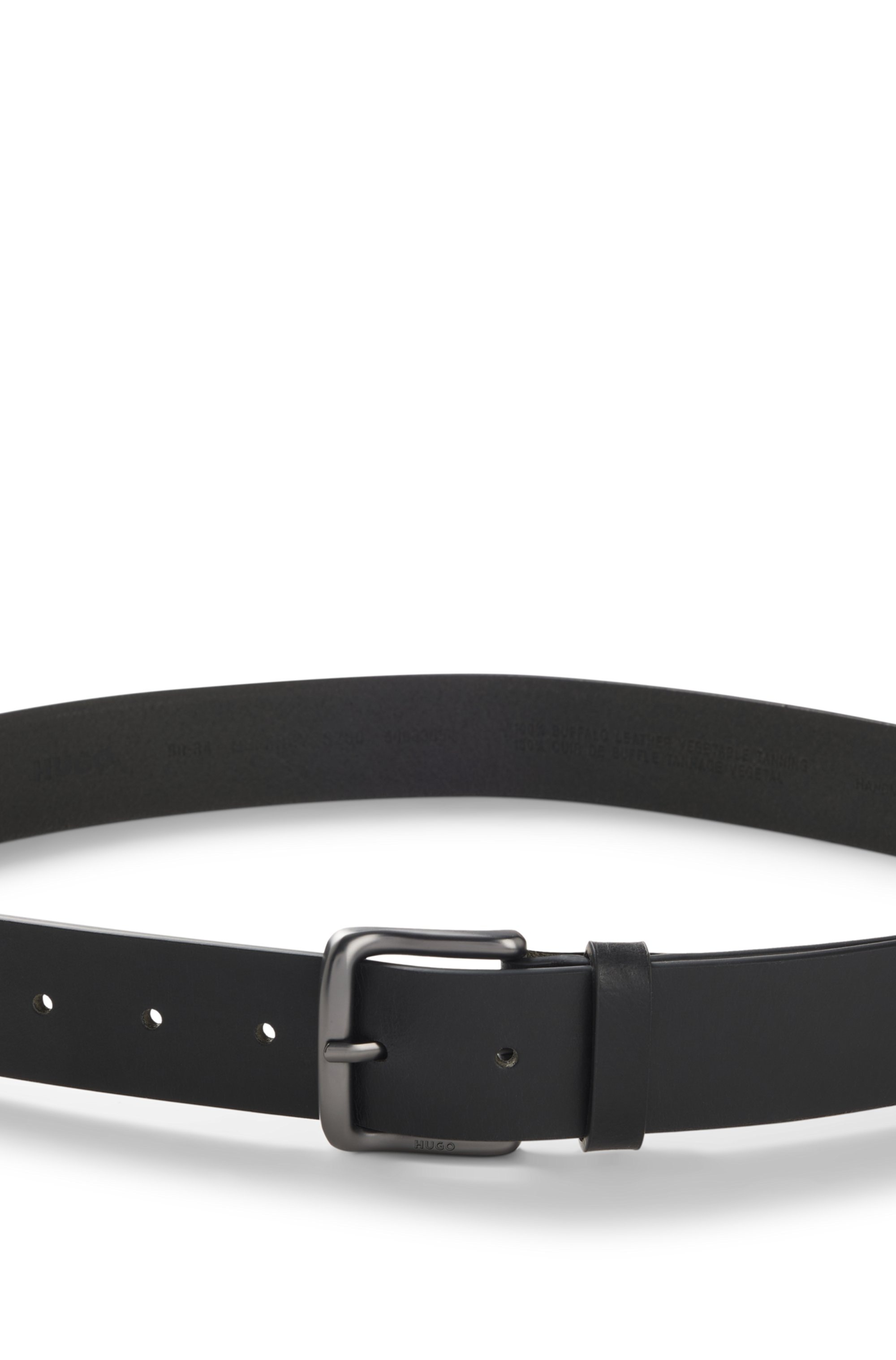 HUGO Ledergürtel »Geffrey Sz35« aus Büffelleder, MADE IN ITALY