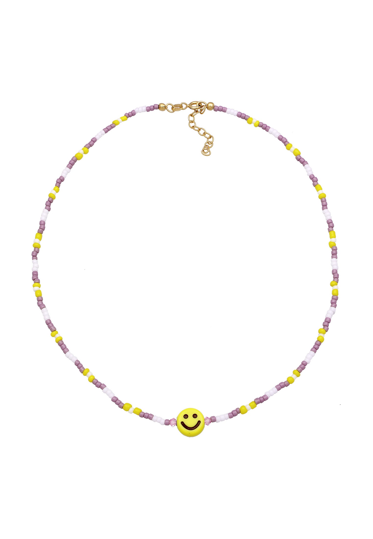 Elli Silberkette »Halskette Kids Süßwasserperlen Smiling Bead 925 Silber«