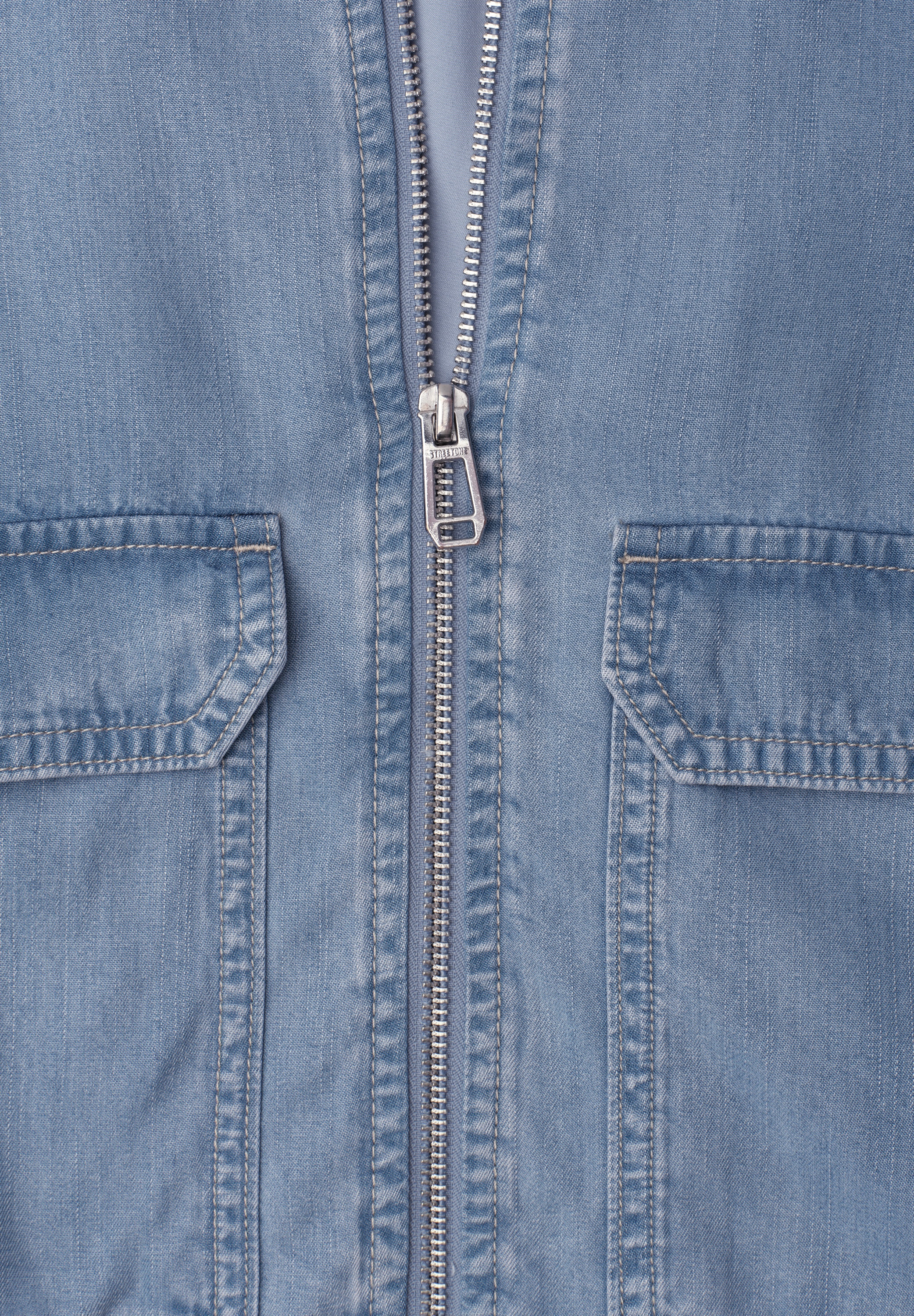 STREET ONE Blouson mit Stehkragen aus Lyocell