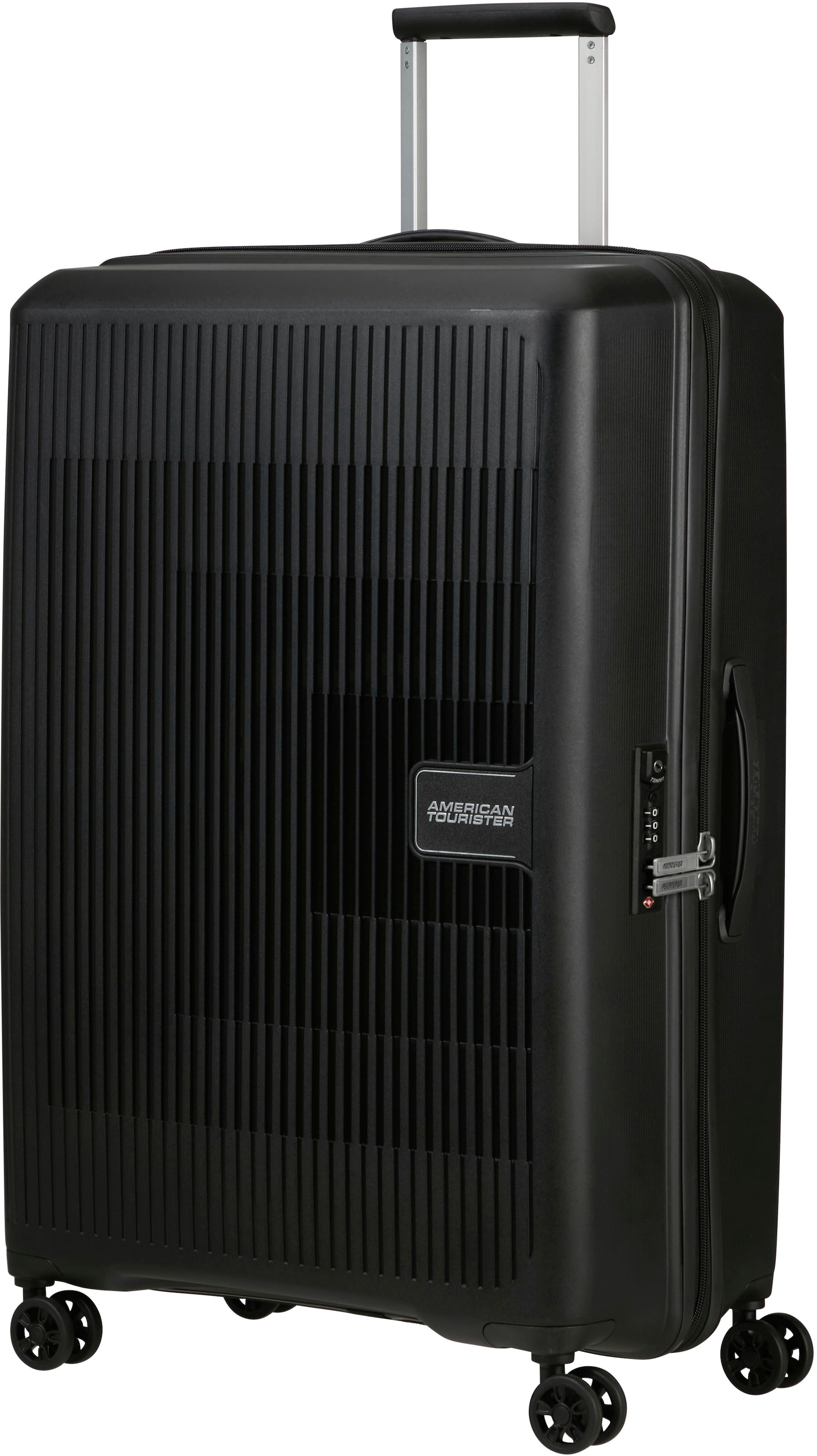 American Tourister® Hartschalen-Trolley »AEROSTEP, 77 cm, mit Volumenerweiterung«, 4 Rollen, Reisekoffer Hartschalenkoffer Koffer für Flugreisen TSA-Zahlenschloss