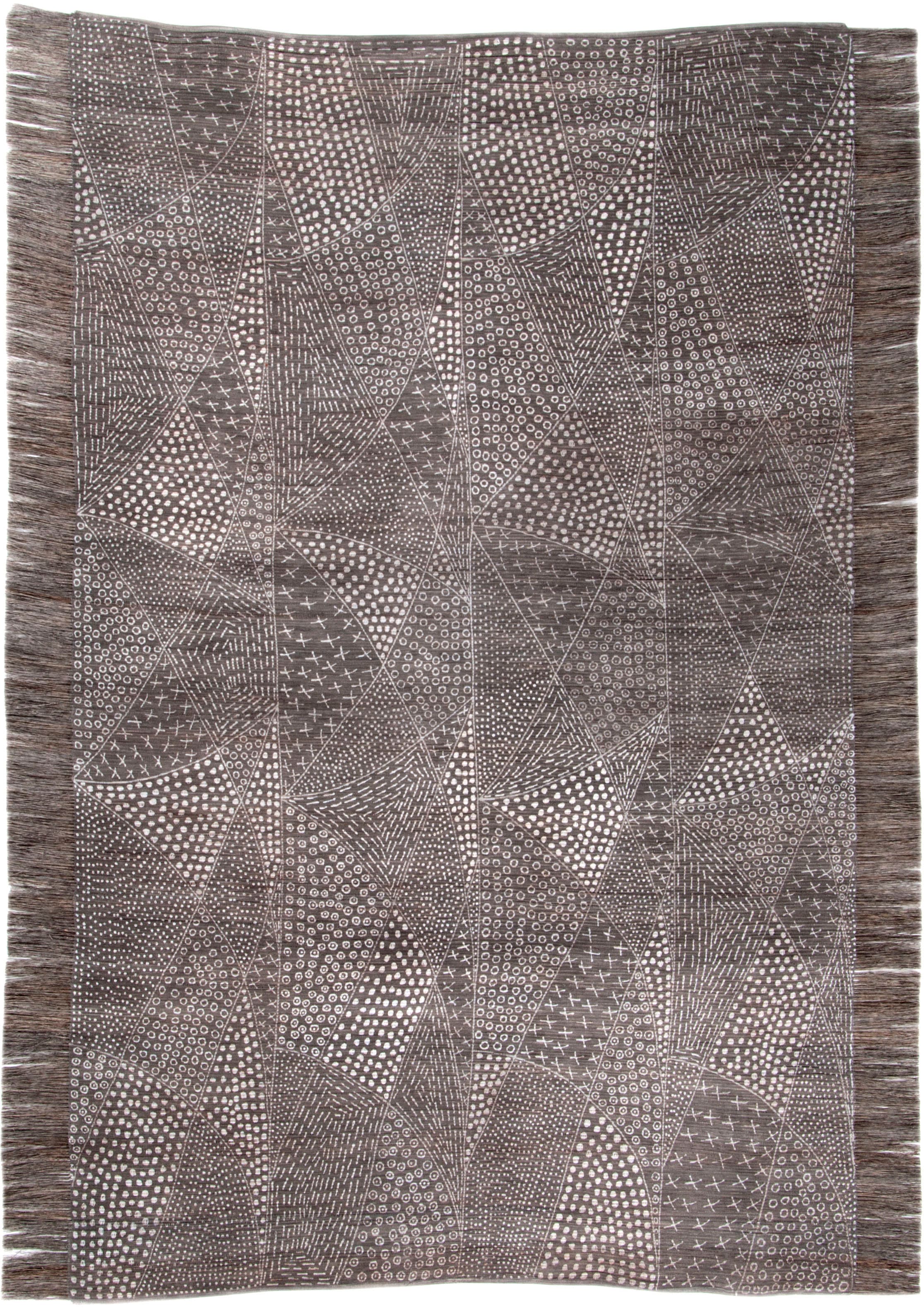 Teppich »Chiya Tiama 2«, rechteckig, Flachgewebe, handgewebt, mit Fransen