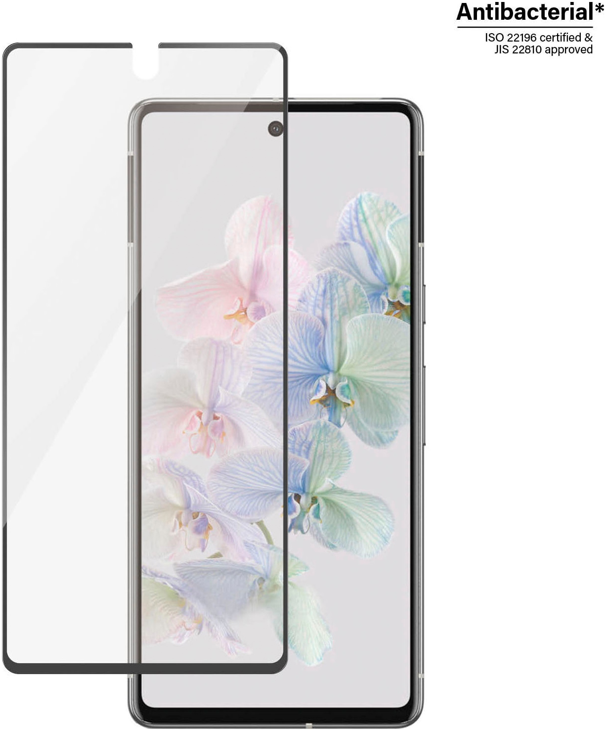 PanzerGlass Displayschutzfolie »Displayschutz Google Pixel 7 - Ultra-Wide Fit«, für Google Pixel 7, (1 St.), Kratz-& Stoßfest,Antibakteriell,Berührungsempfindlich,Simpel Anbringen