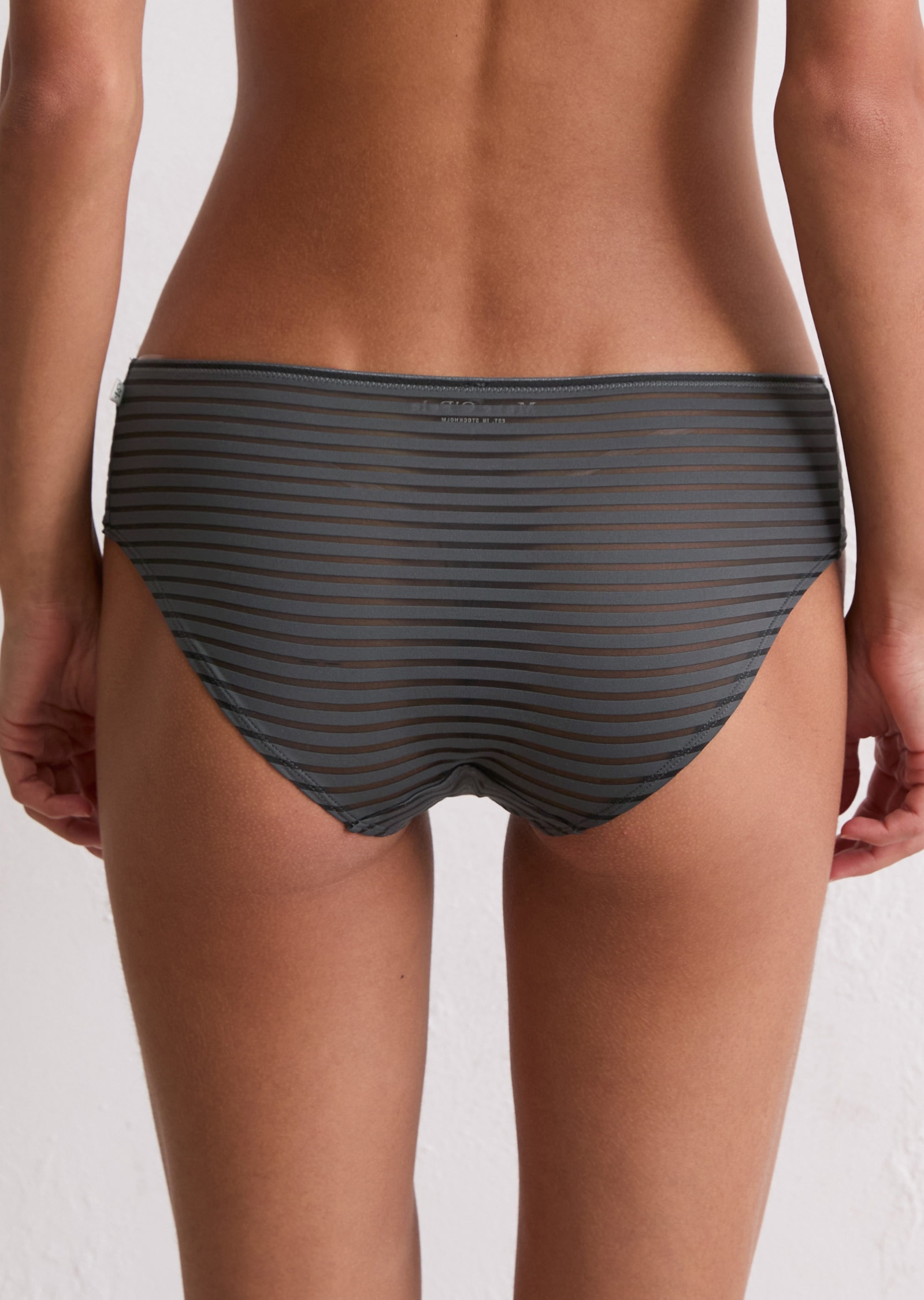 Marc O'Polo Hipster »Second Skin Jaquard«, elastisch, Spitze, feine Streifen, weich, feminin