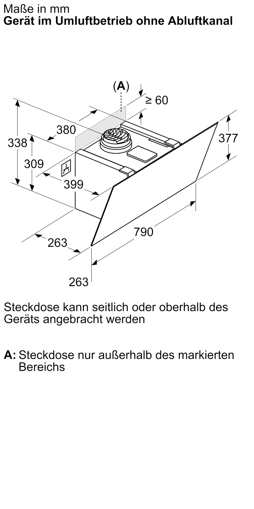 BOSCH Kopffreihaube »DWK85DF61« Serie Serie 4
