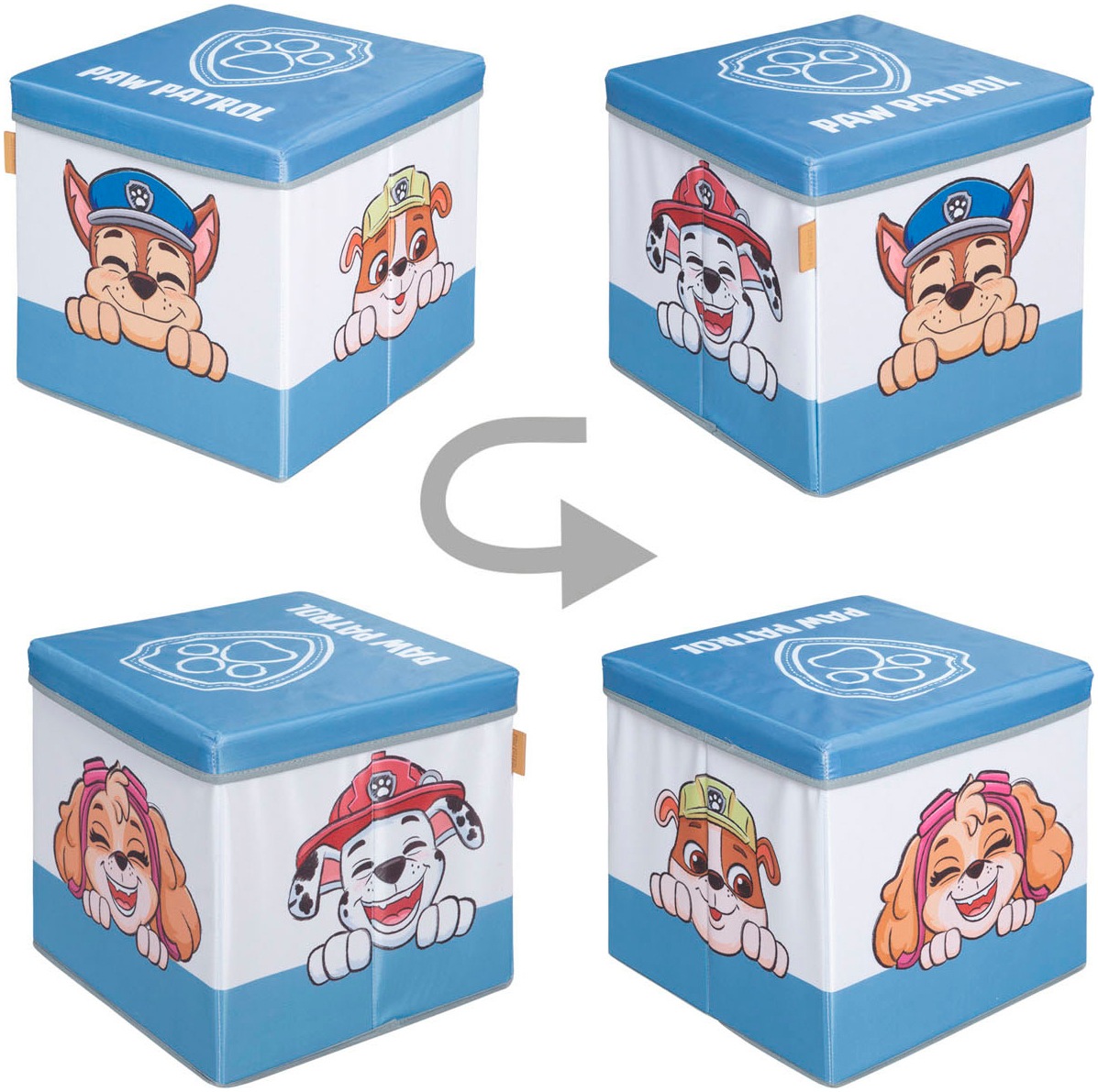 roba® Kindersitzgruppe »Paw Patrol«, (Set), mit Tisch und Sitzhocker