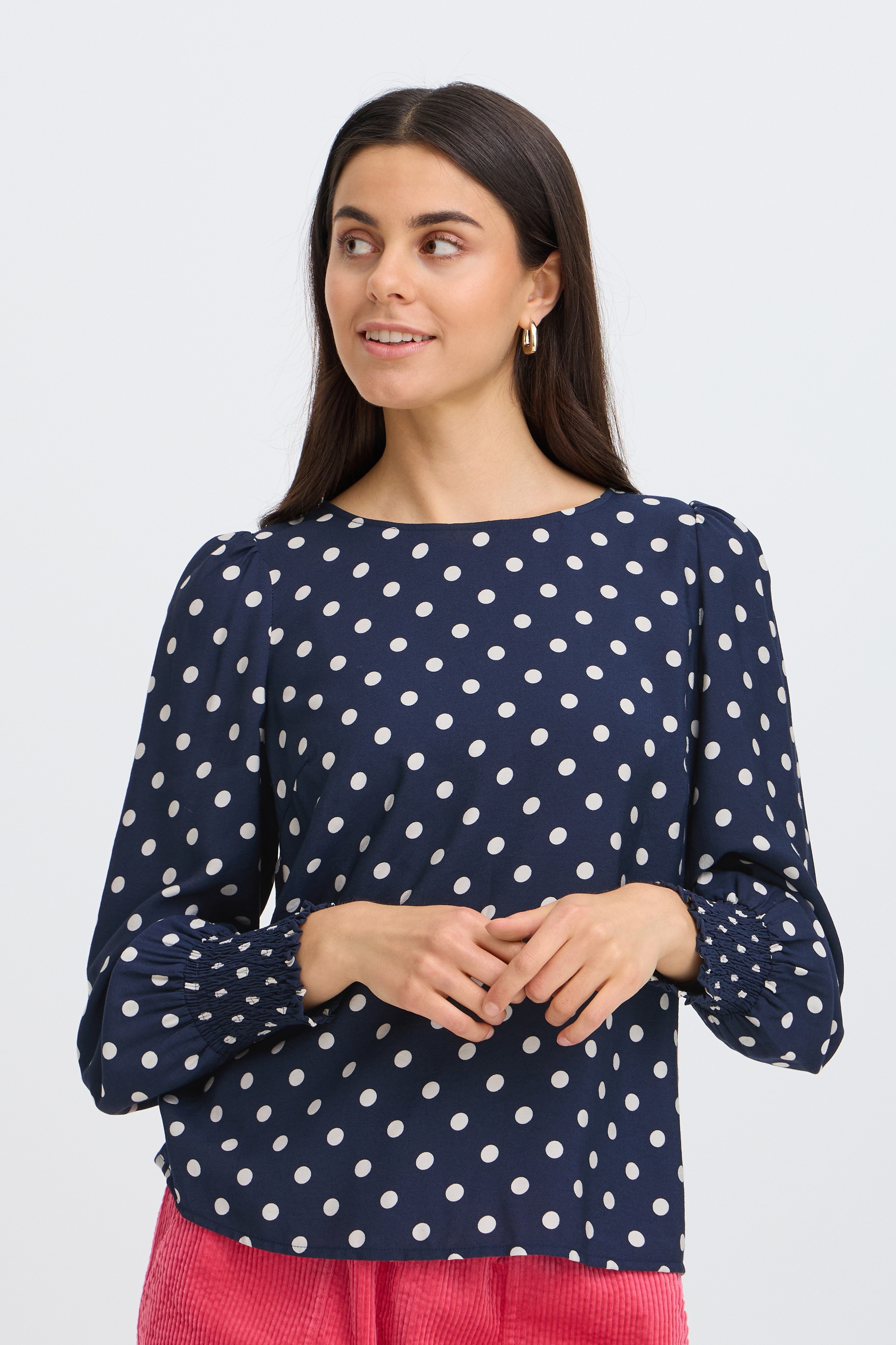 fransa Langarmbluse »Damen Bluse langarm FRADARA«