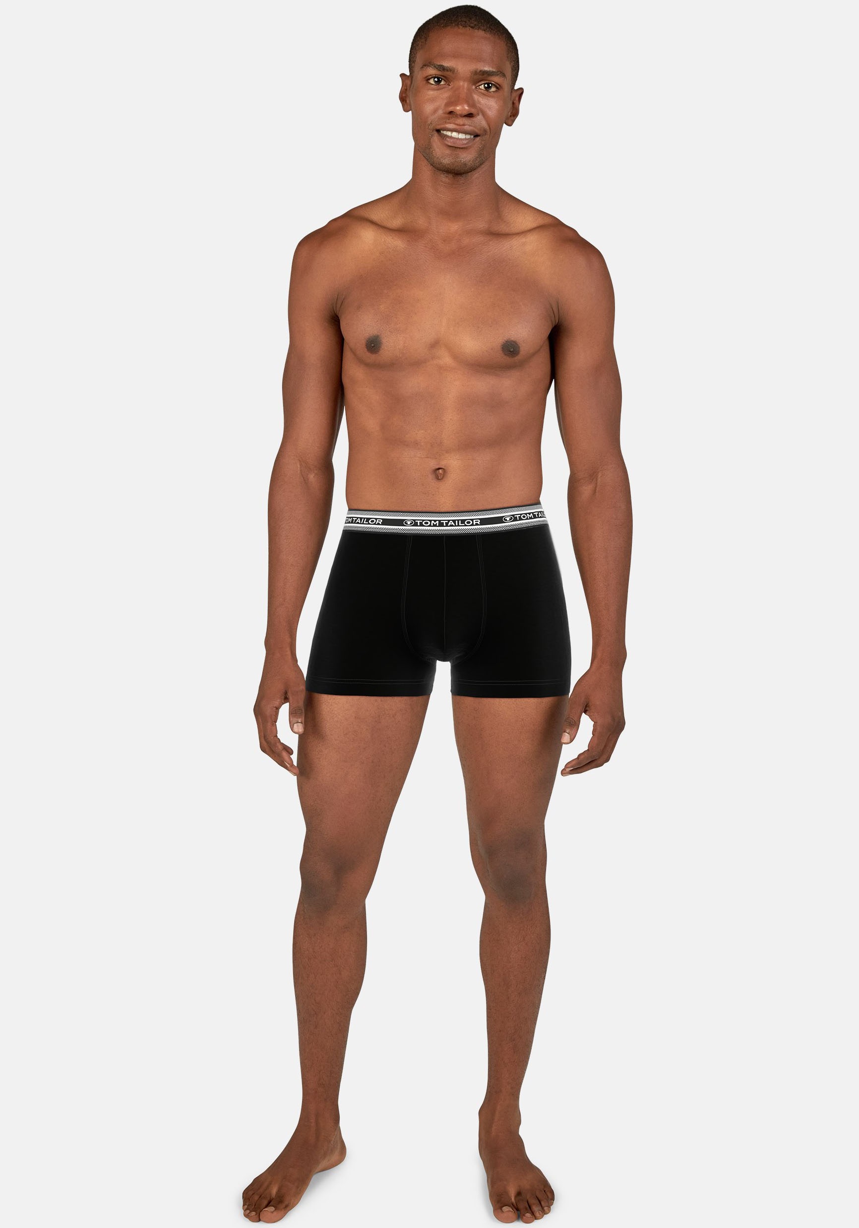 TOM TAILOR Boxershorts »Buffer«, (5 St.), mit schönem Logobund