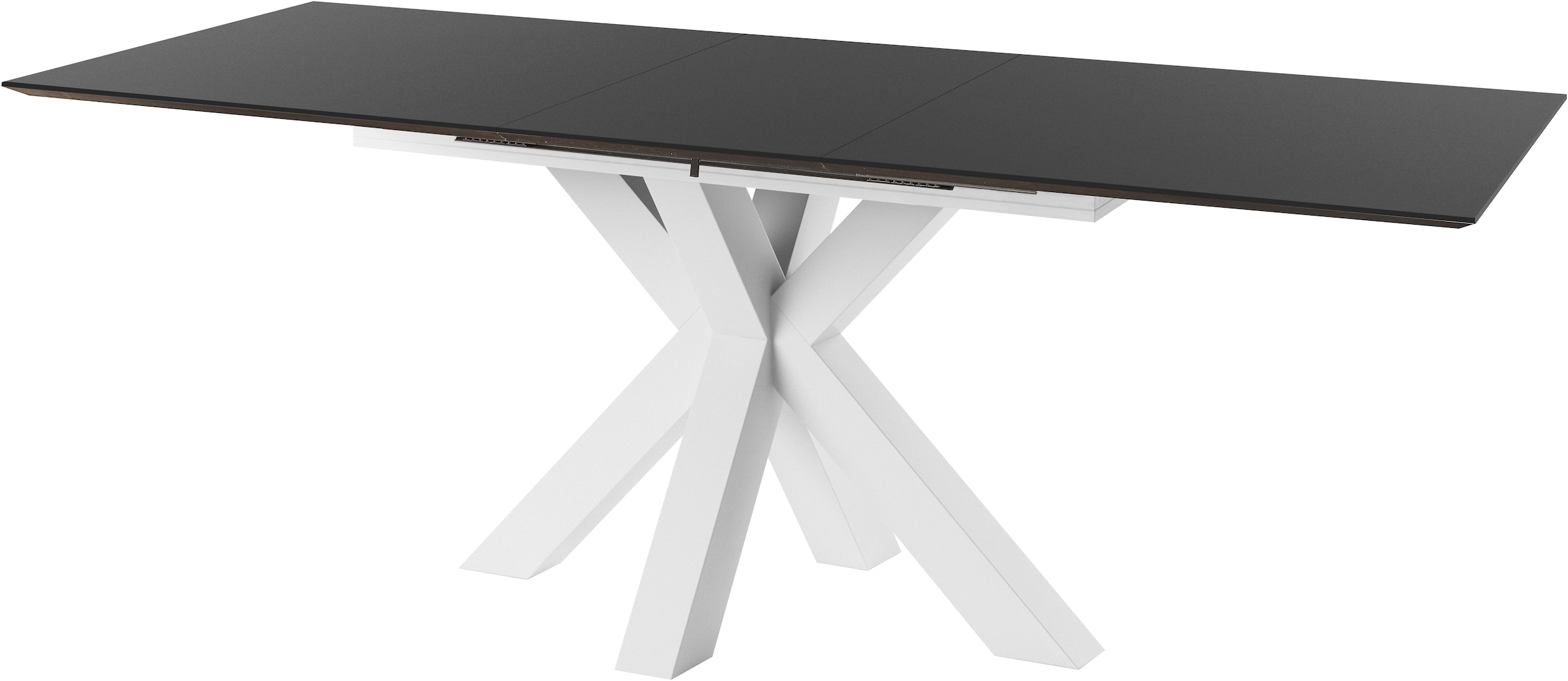 set one by Musterring Esstisch »New Atlanta« Platte rechteckig mit schweizer Kante, ausziehbar, Stern-Gestell