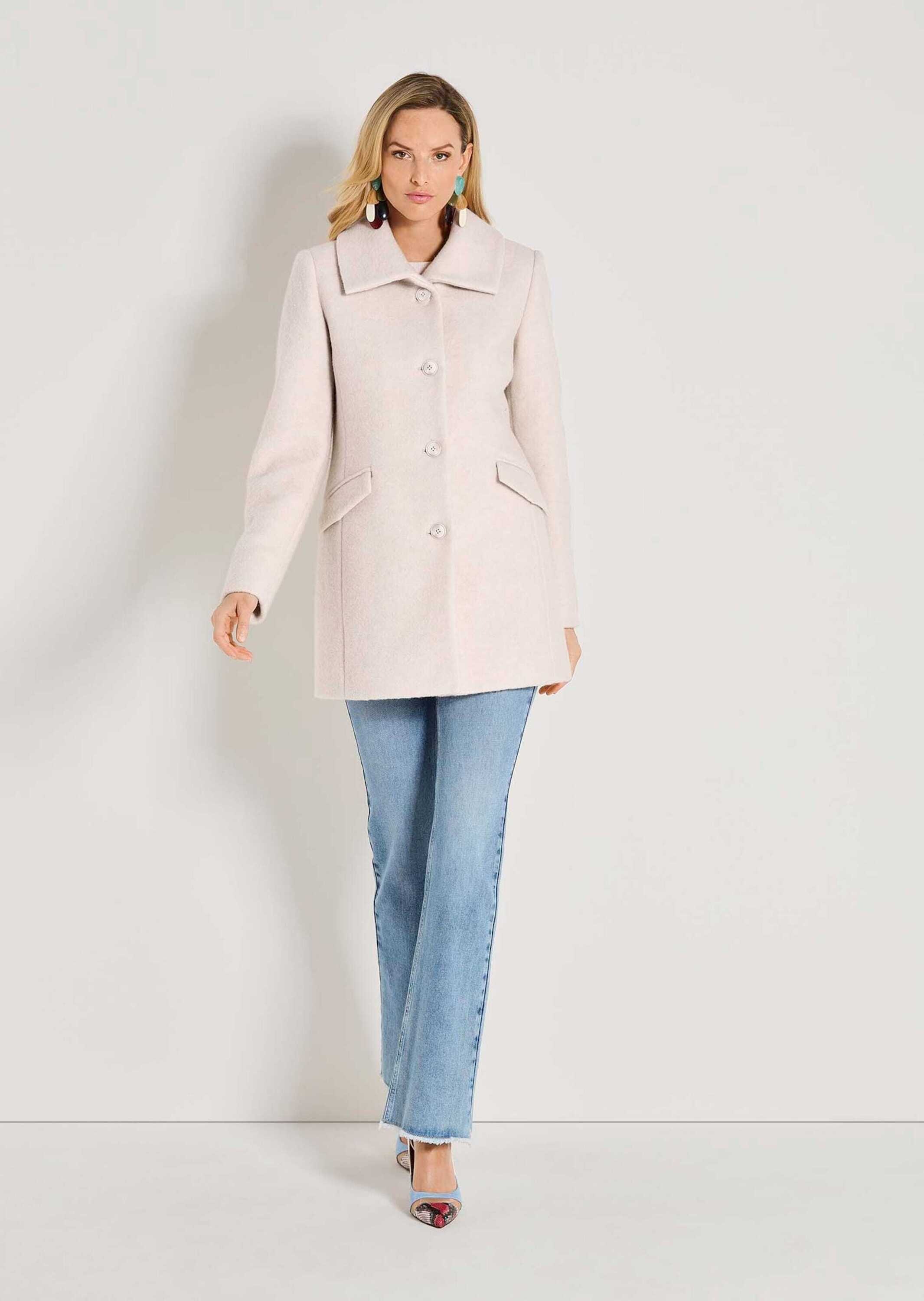 MADELEINE Langmantel »Wollmantel Eleganter Damenmantel aus Wolle«