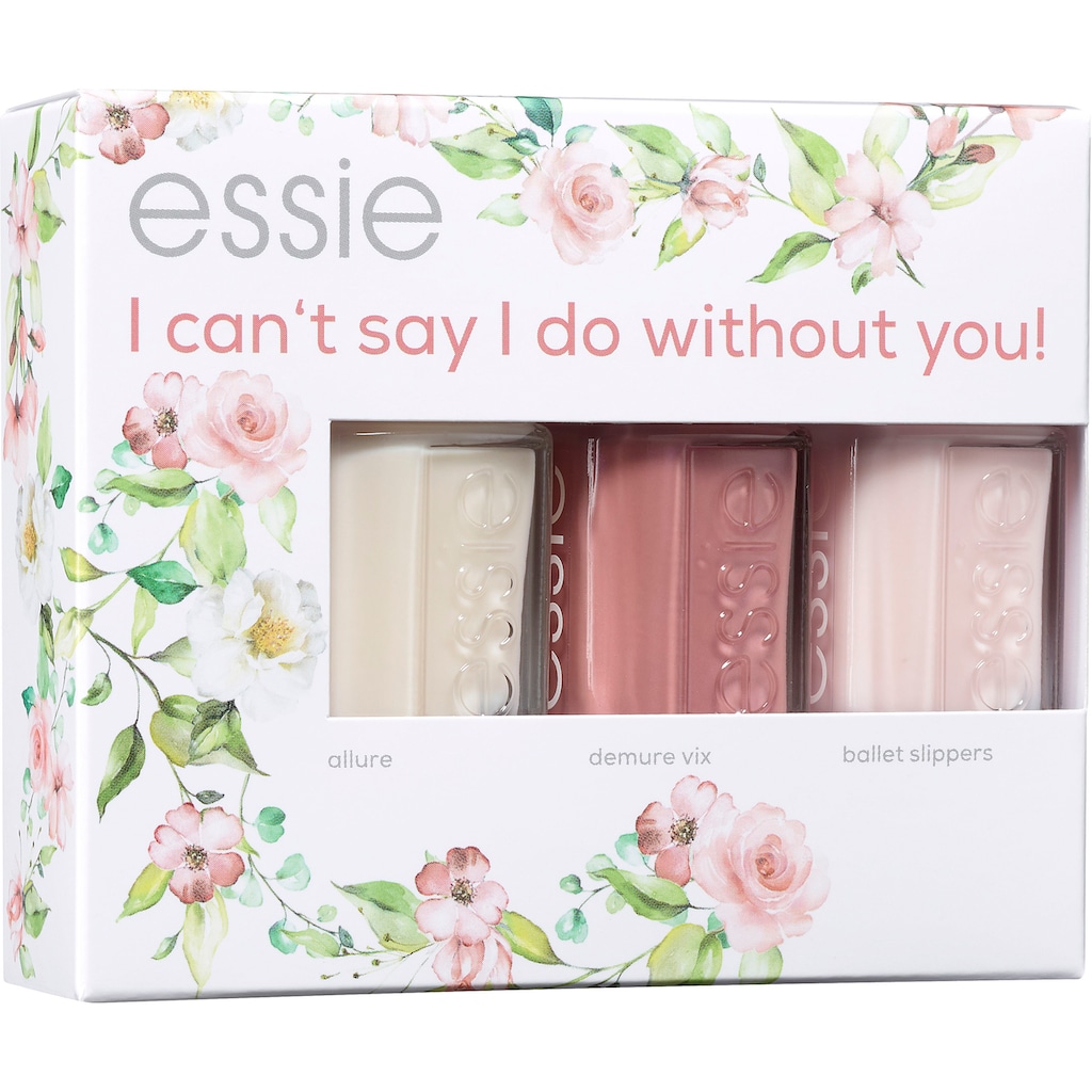 essie Nagellack-Set »Bride Nagellack Set I can't say I do without you«, (Set, 3 tlg.)