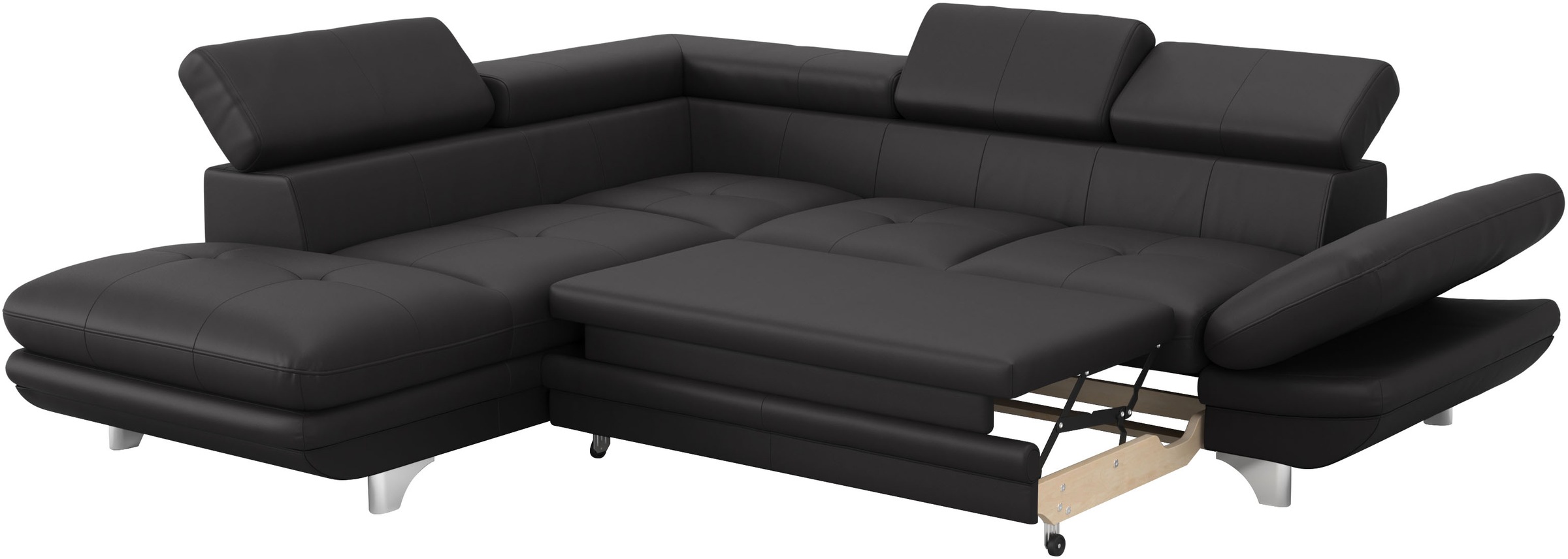 COTTA Ecksofa »Enterprise L-Form«, mit Arm- & Kopfteilverstellung, wahlweise mit Bettfunktion
