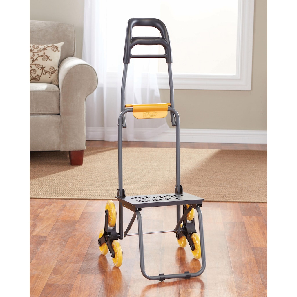 MediaShop Einkaufstrolley »faltbarer Einkaufs Trolley«, (1 tlg.), 1 x Climb Cart,1 x Jumbo-Tasche,1 x Spanngurt