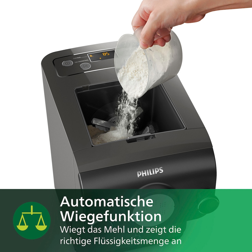 Philips Nudelmaschine »Pastamaker HR2382/15 Avance Collection«, inkl. Wiegefunktion und 8 Formscheiben