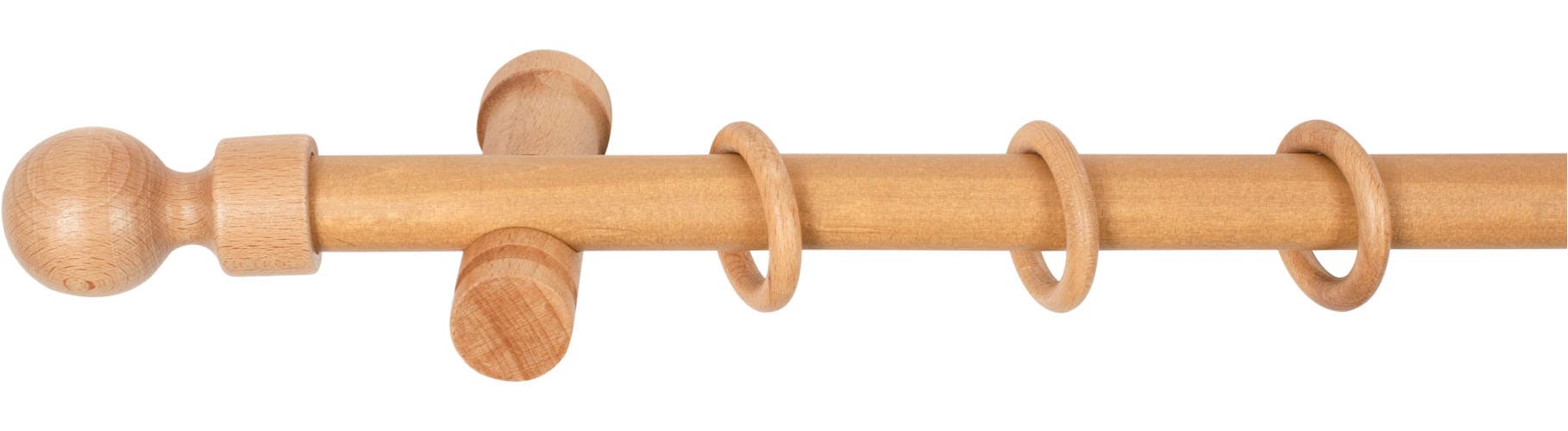 SN DECO GROUP »Giro« 1 läufig-läufig Fixmaß 28 mm, Holz, verschiedenen Längen und Farben, Komplettset