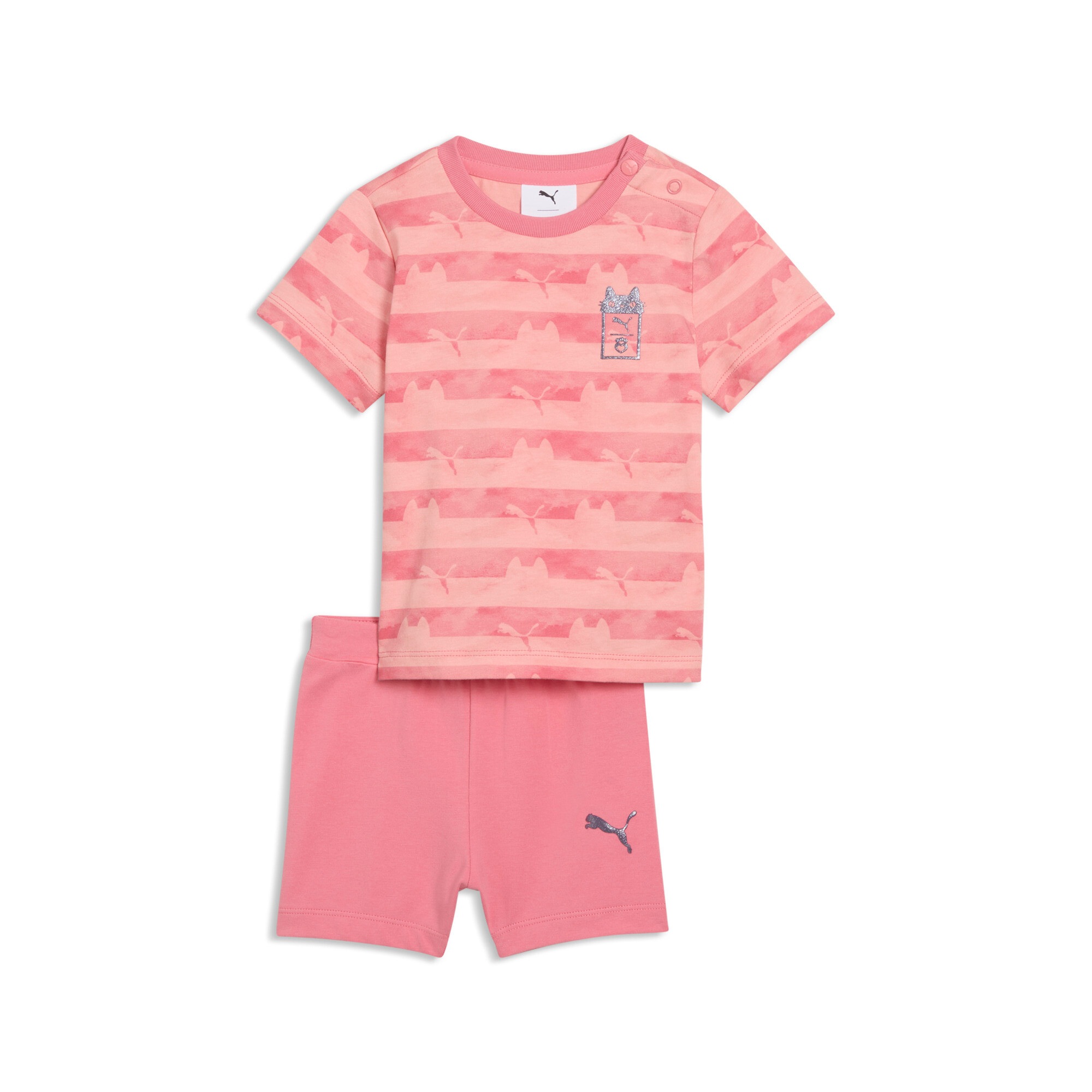 PUMA Trainingsanzug »X GABBY'S DOLLHOUSE MINICATS TEE AND SHORTS SET INF« 2 tlg. zweiteiliges Set, ohne Kapuze, Regular Fit, für Children