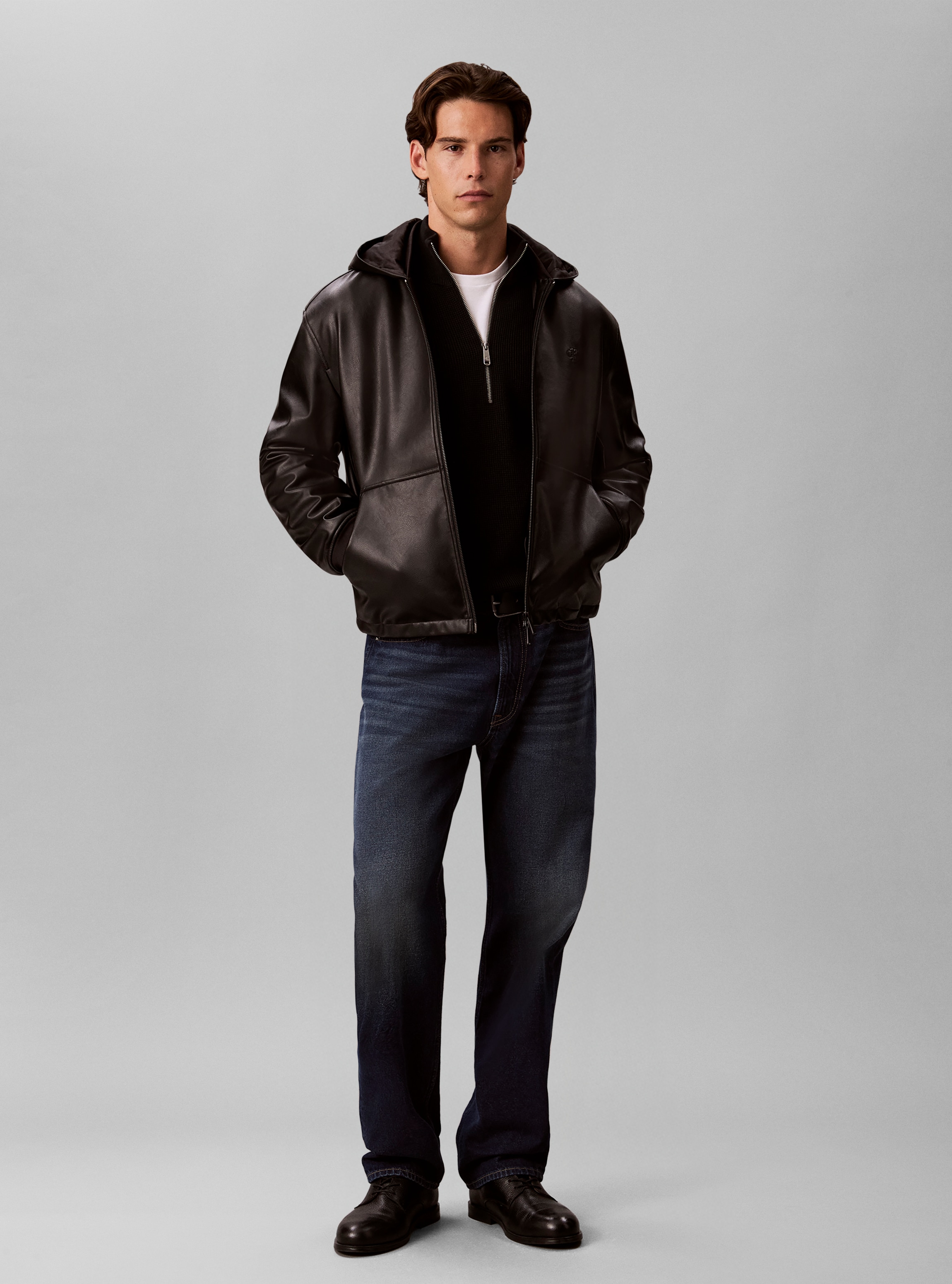 Calvin Klein Jeans Troyer Regular fit mit Troyerkragen