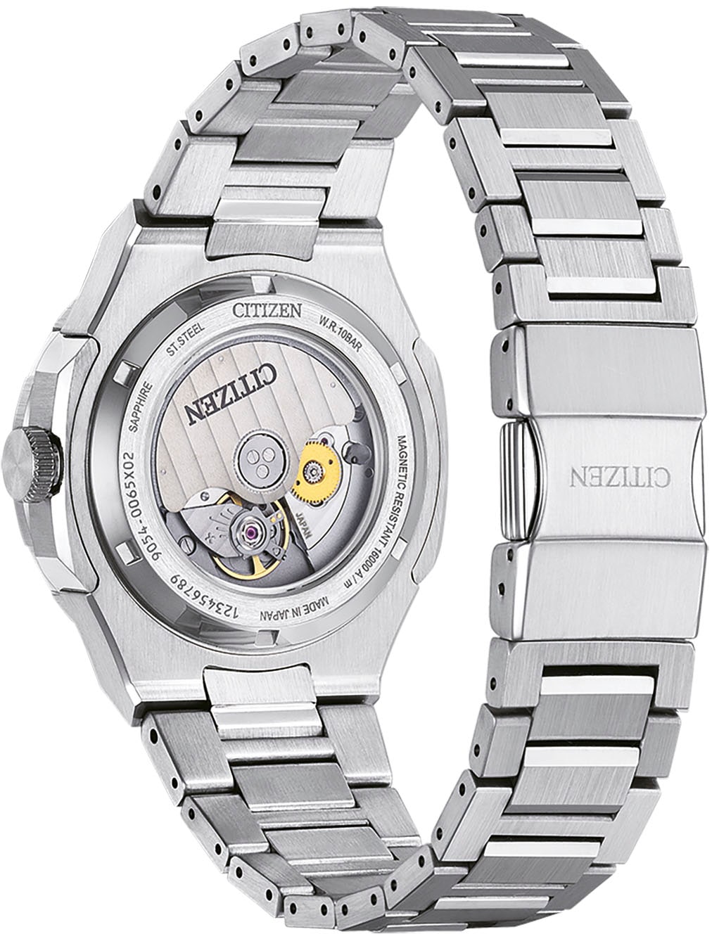 Citizen Automatikuhr »Series 8 GMT«, Armbanduhr,Herrenuhr,Saphirglas,bis 10bar wasserdicht,Edelstahlarmband