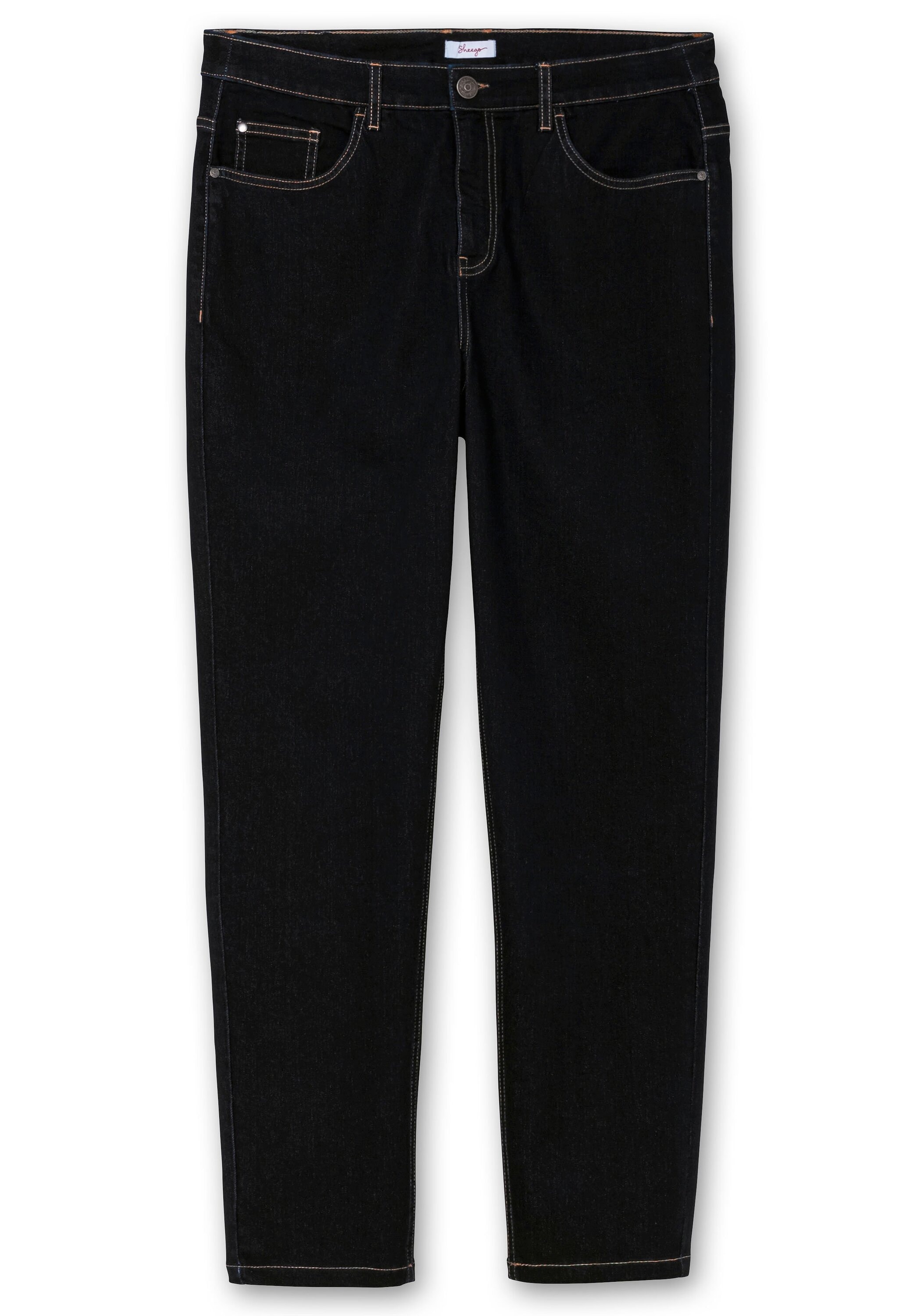 Sheego Stretch-Jeans »Schmale 5-Pocket-Jeans in cleaner Optik«