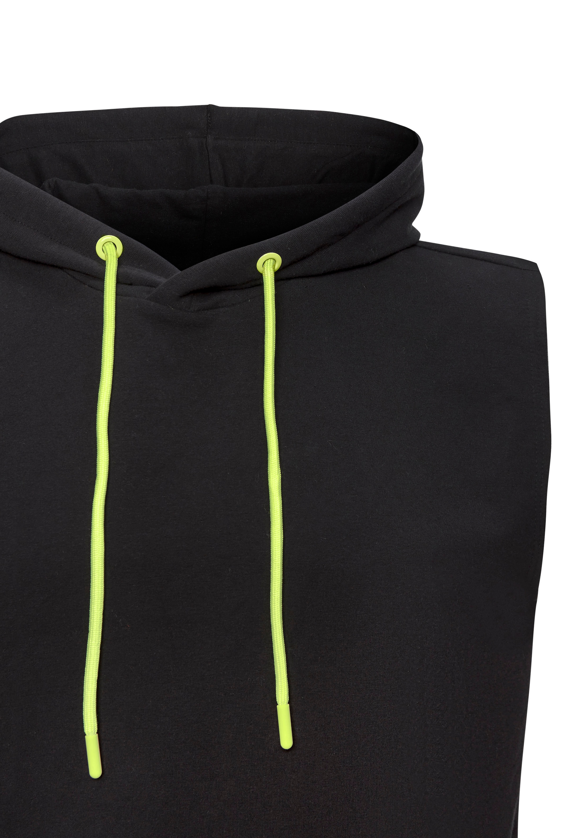Le Jogger Performance Kapuzensweatshirt , ohne Ärmel und mit kontrastfarbenen Details
