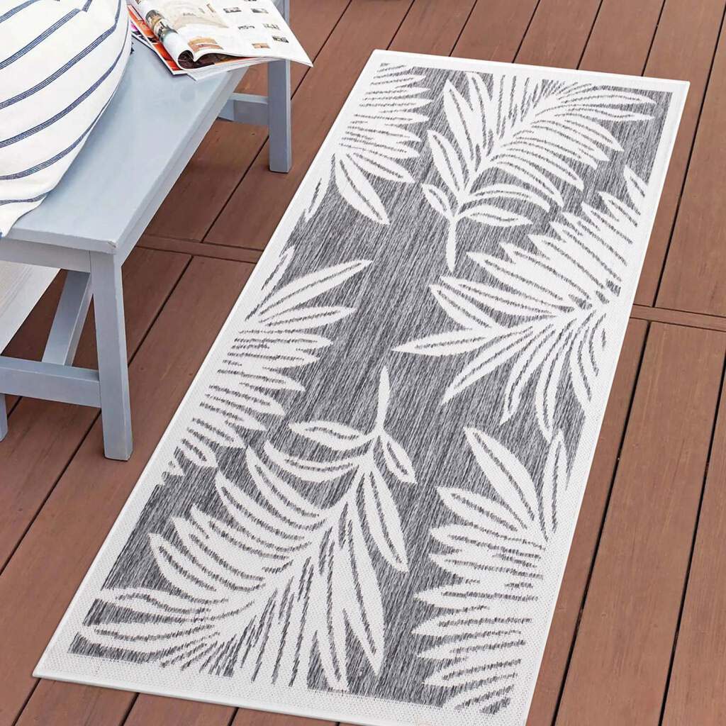 Carpet City Outdoorteppich »Outdoor 468«, rechteckig, 5 mm Höhe, Läufer, UV-beständig, Flachgewebe, auch quadratisch, In- und Outdoor