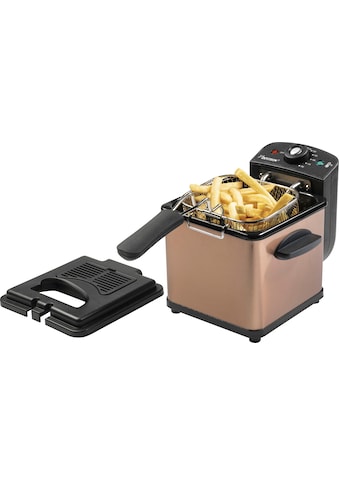 Fritteuse »AF100CO, kleine Fritteuse mit Edelstahl-Korb für eine Portion«, 1000 W,...