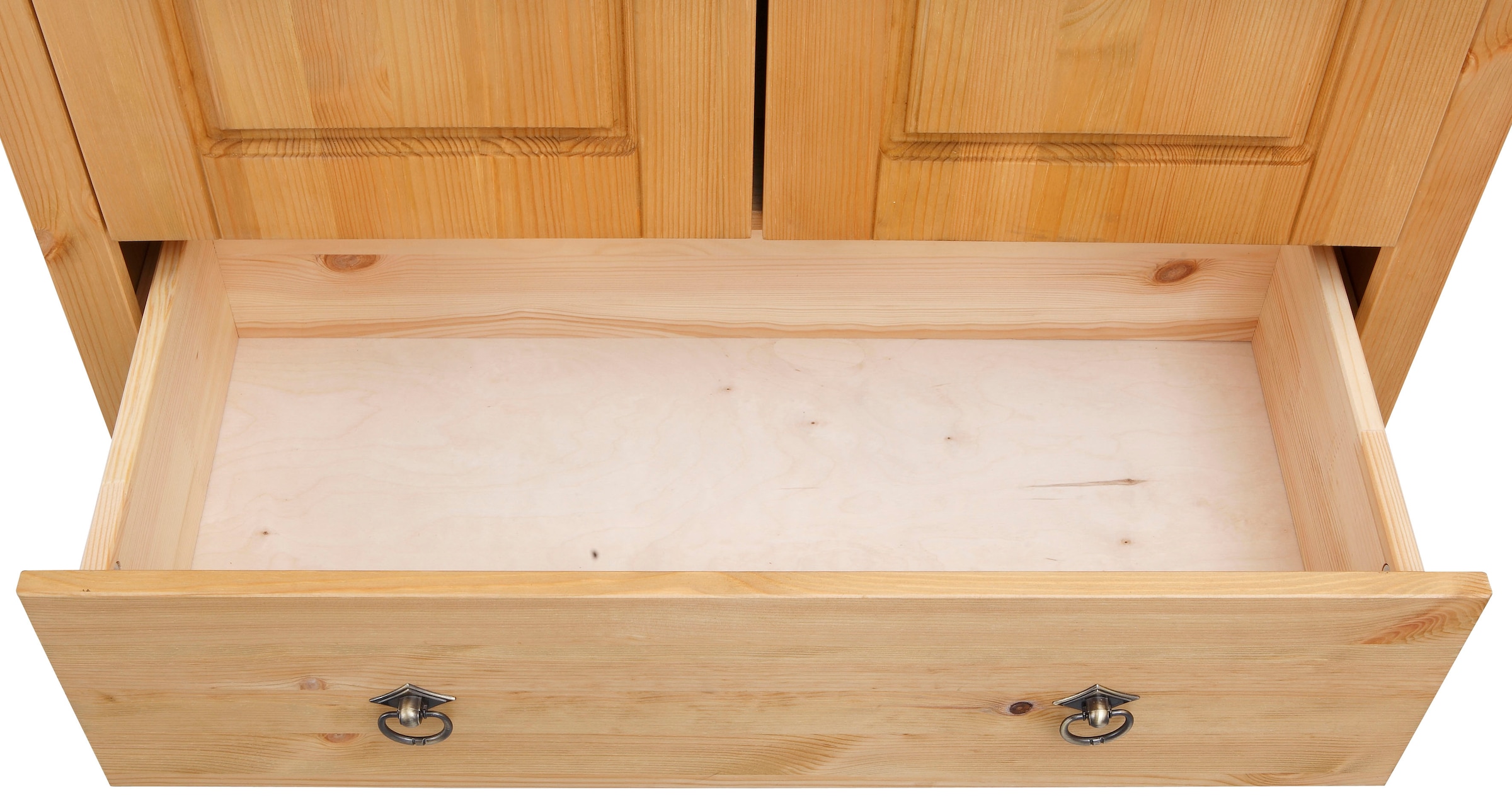 Home affaire Kleiderschrank »Gotland; Wäscheschrank, Mehrzweckschrank mit Schubladen, Landhausstil«, (B/H/T ca: 80cmx178cmx40cm), massive Kiefer, FSC® zertifiziert, langlebige Qualität trifft Stil