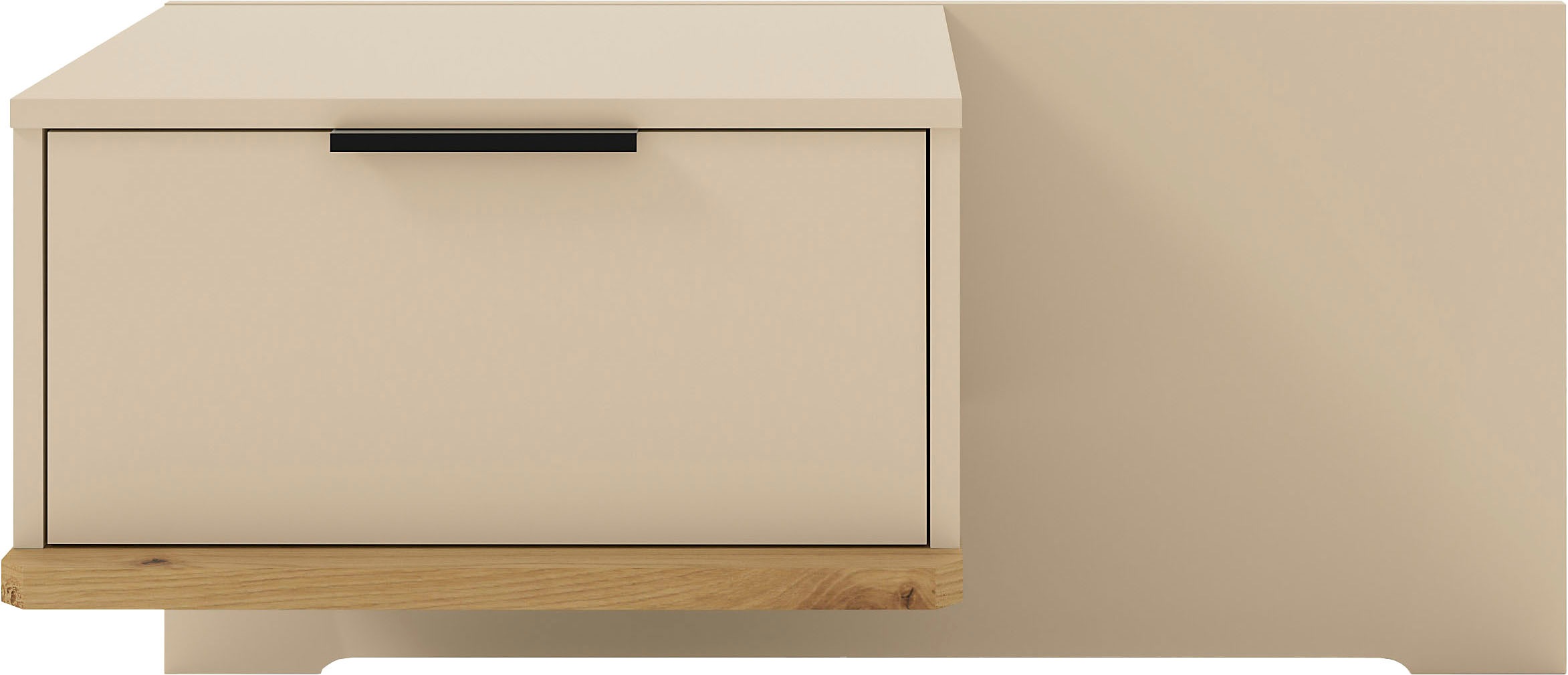 Musterring Nachtschrank »Isabelle« verschiedene Farben, Unterboden in Eiche, Maße B50/90 x H43 x T47 cm