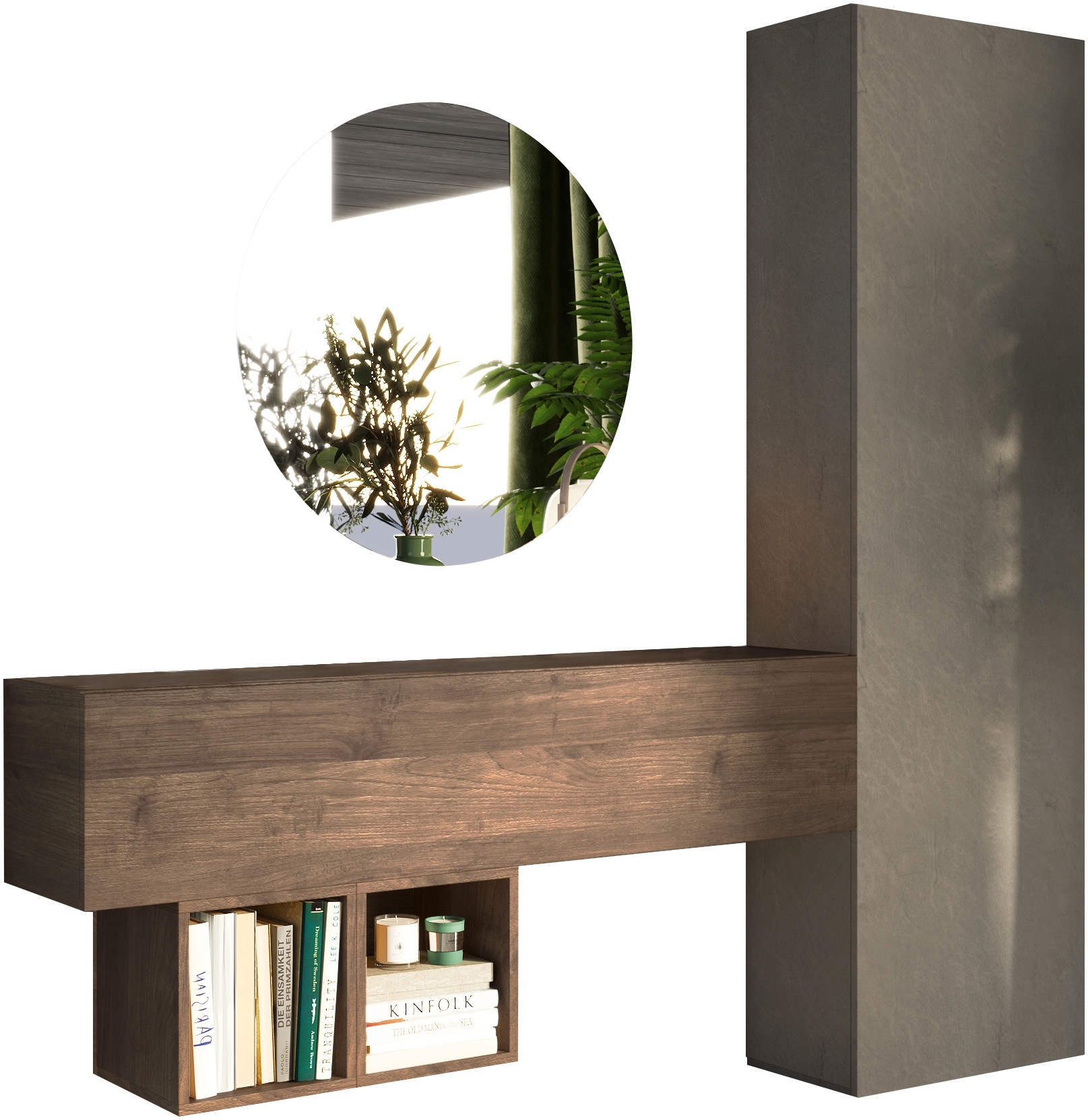 INOSIGN Garderoben-Set »INFINITY, 4tlg. Breite 192 cm, Höhe 186 cm, moderne Garderobe«,...