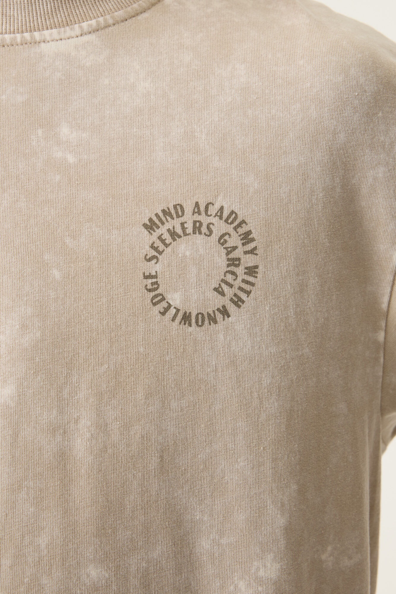 Garcia T-Shirt im Batik-Look und Print, für Boys