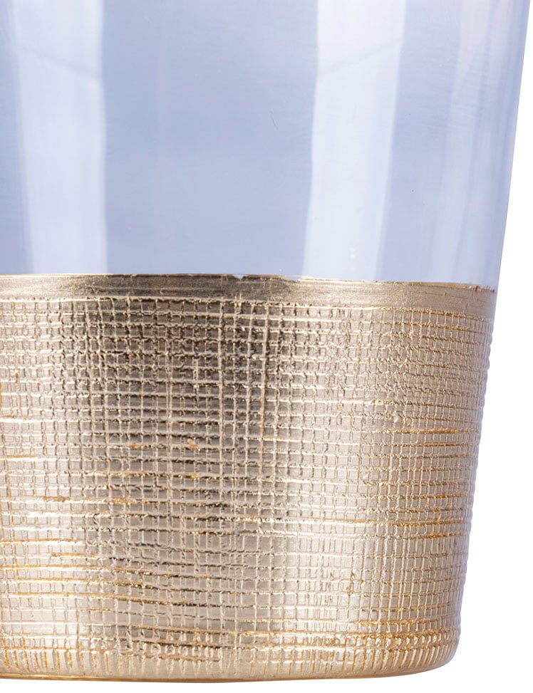 Villa d'Este Gläser-Set »Gold Party«, (Set, 6 tlg.), Wassergläser-Set, 6-teilig, Inhalt 375 ml