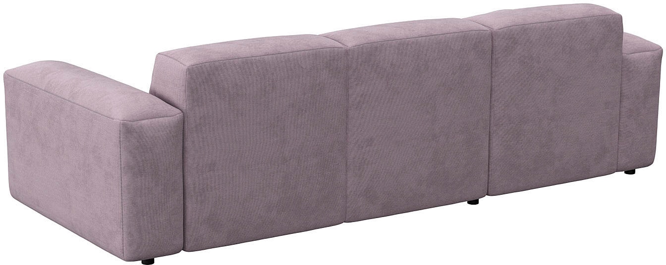 FLEXLUX Ecksofa »Lucera Chaislongue rechts oder links, L-Form, bequem« modern & anschmiegsam, Kaltschaum, Stahl-Wellenunterfederung