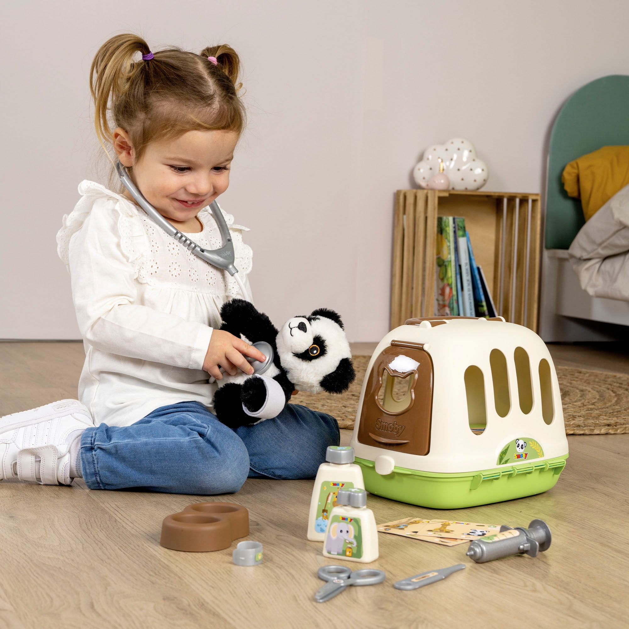 Smoby Spielzeug-Arztkoffer »Tierarzt-Spielset im Koffer + Panda«, Made in Europe