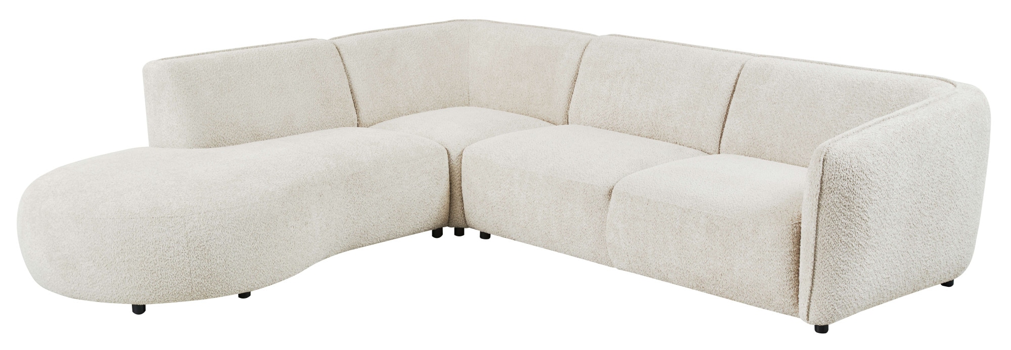 andas Ecksofa »Ostrup«, schlichtes modernes Design, in verschiedenen Farben