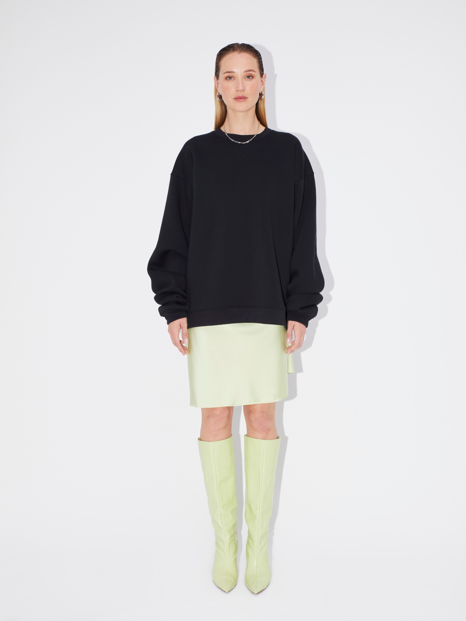LeGer Sweatshirt »Indra, LeGer by Lena Gercke«, Oversized fit mit Rundhalsausschnitt
