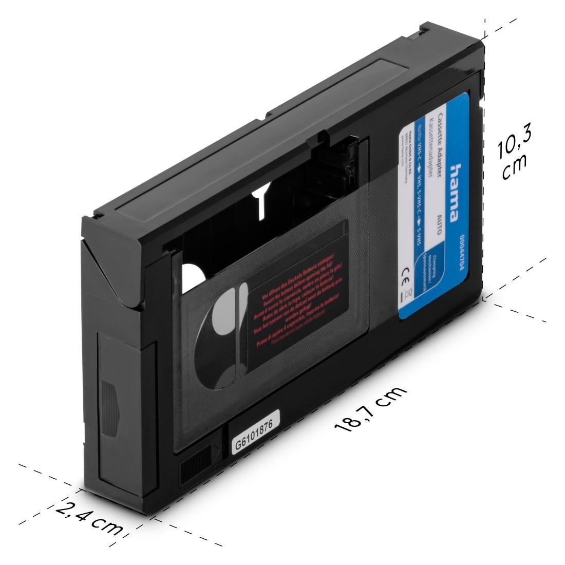Hama Videokassette »Kassettenadapter für VHS-C/VHS "Auto"«