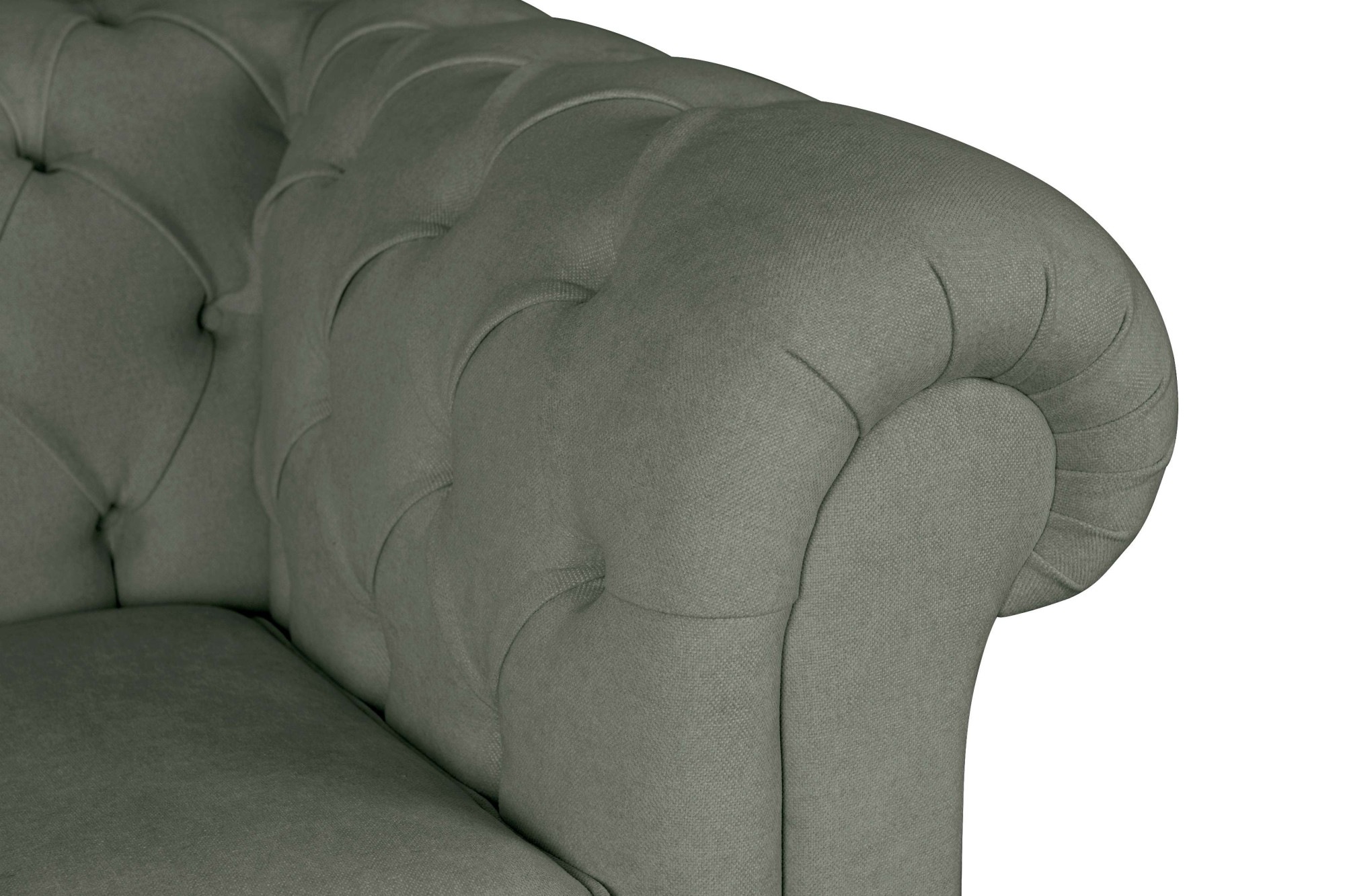 Home affaire 2-Sitzer »CHARENTE, Chesterfield-Sofa, Wellenfederung, Maße: B/T/H: 147/89/74 cm«, mit edler Knopfheftung und typischen Armlehnen