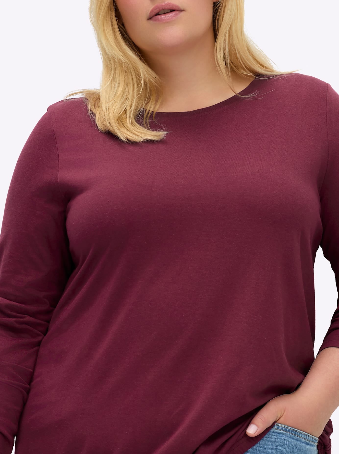 Sheego Rundhalsshirt »Shirt« 1 Stk.